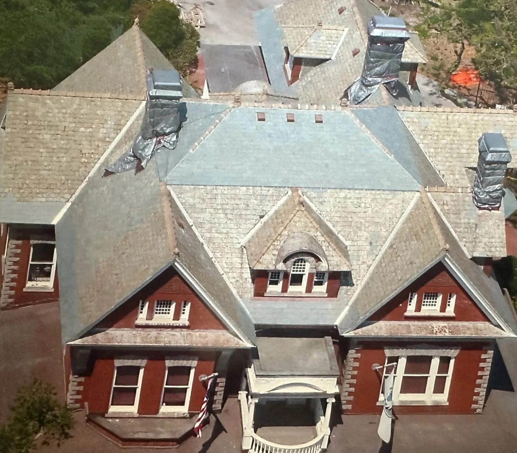 Natural Slate Roof Renovation