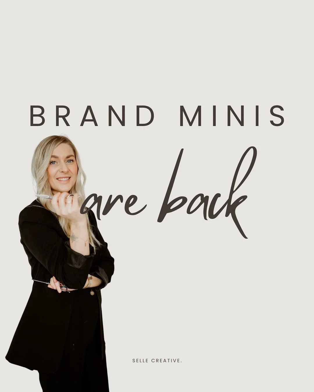 Brand Minis are BACK 💥 
If you are looking for personal brand images, updated headshots, are launching something new or just want to boost your confidence in front of the camera&hellip; book a brand mini! You won&rsquo;t regret it ✨ 
Message me to b