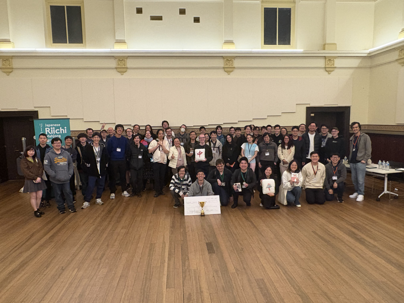 Group photo of players at Vic Riichi Open 2025