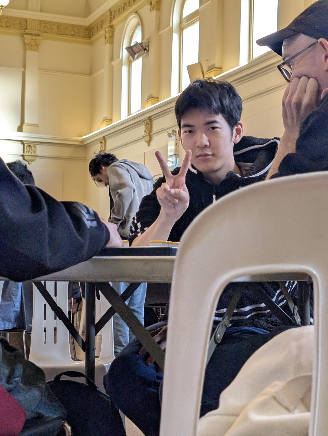 Close up player profile shot at Vic Riichi Open 2025