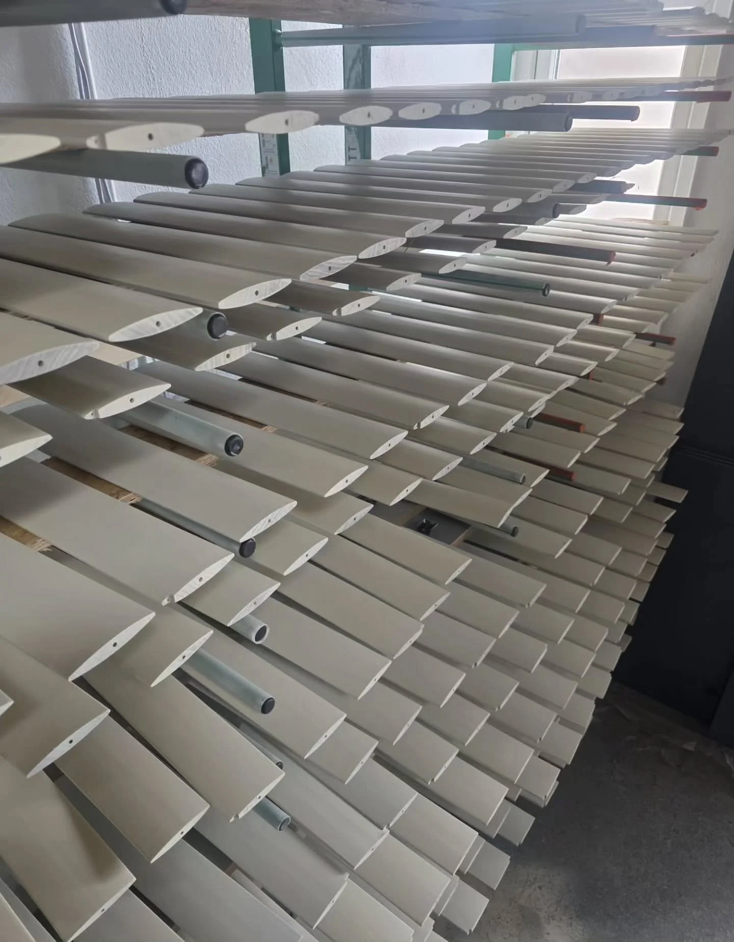 Louvres are almost back from the spray dec.

Looking forward to assembling and installing these next week.

Thanks @mattychurchward 

#bespokecarpentry #customcarpentry #cornwallliving #bespokefurniture