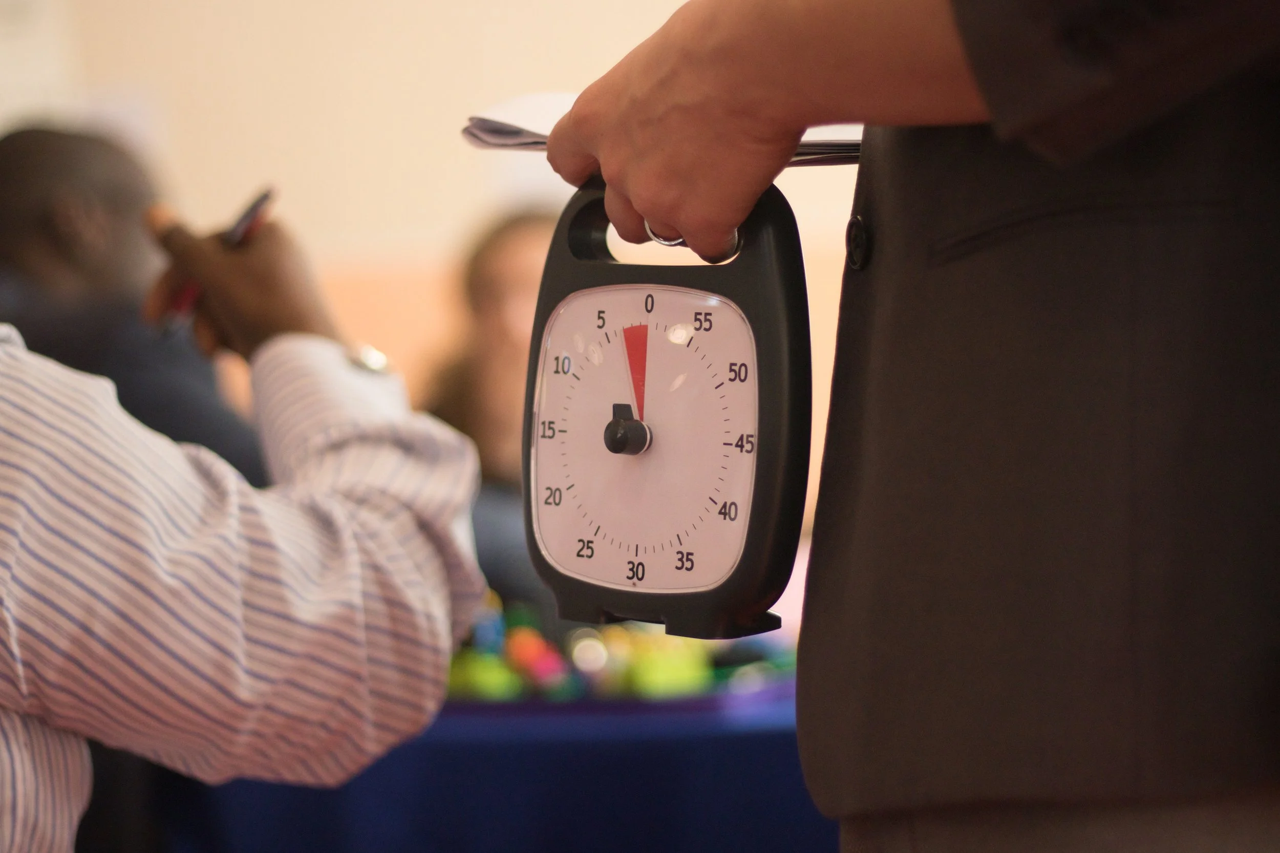 Everyone who has worked with me knows my  TimeTimer: It works like magic to self regulate the effective use of time in groups.