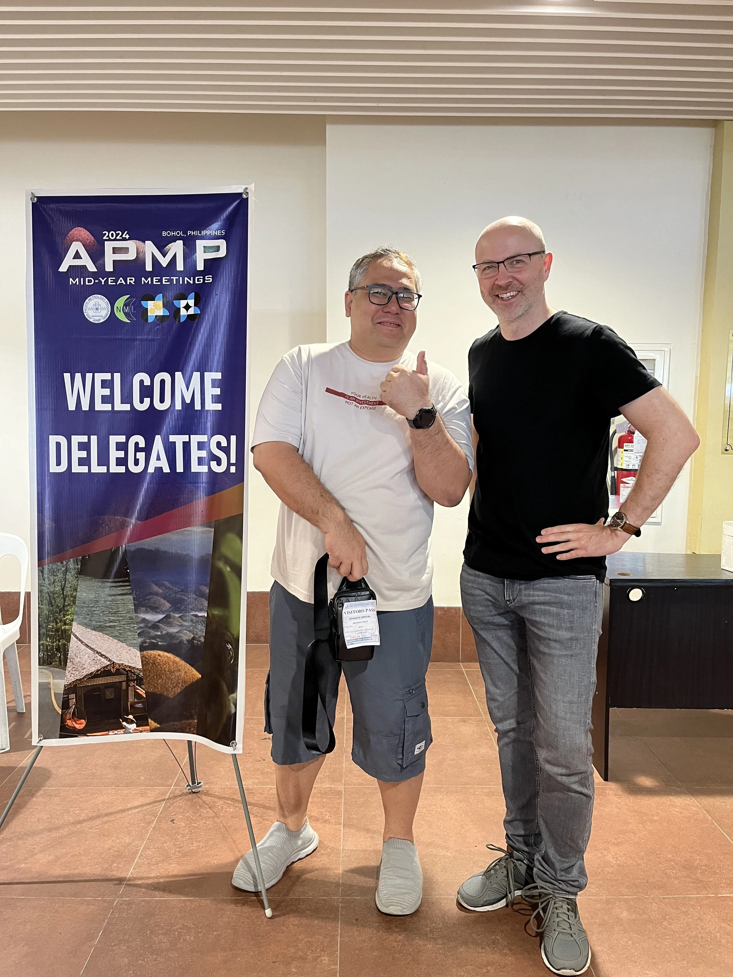 This is Michael, a client of mine with whom I had worked for over 2 years entirely remotely. Here we meet for the first time on Bohol, The Philippines.