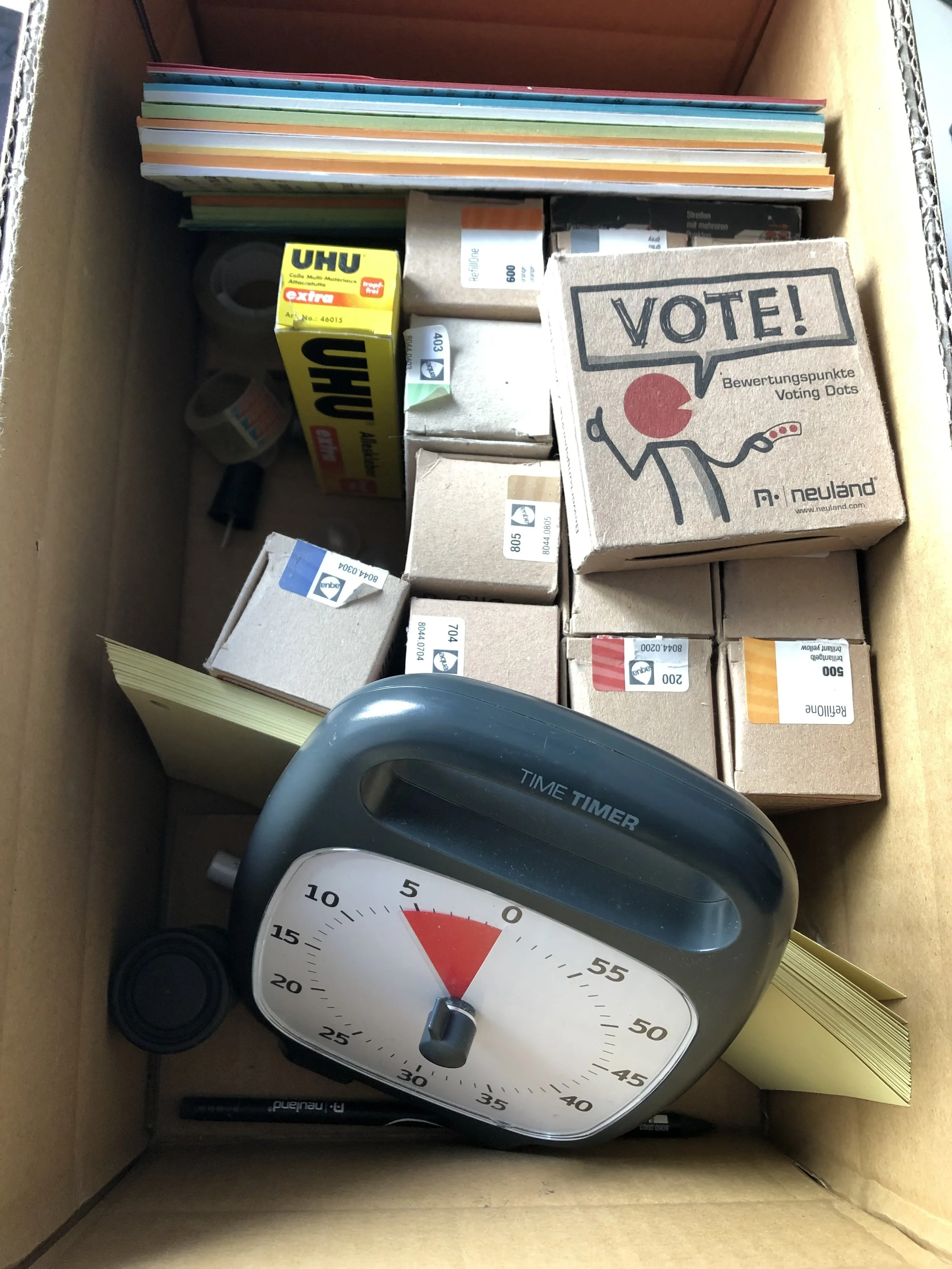 My box of valuables... I don't get paid by them, but NEULAND® is by far my favourite brand when it comes to workshop materials.