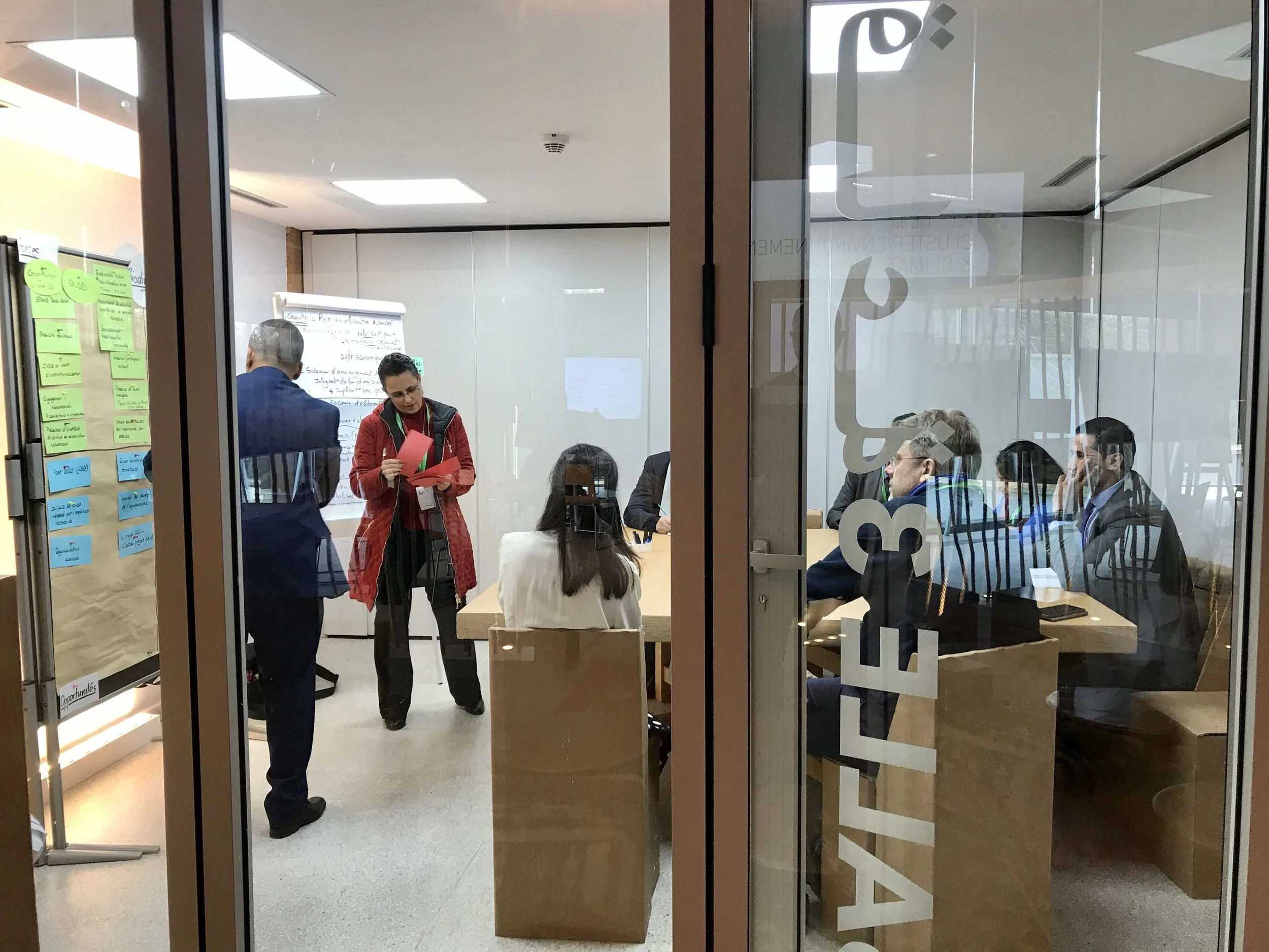 When things are running really smoothly during group work, I take a step back and do not interfere with the group's good energy.