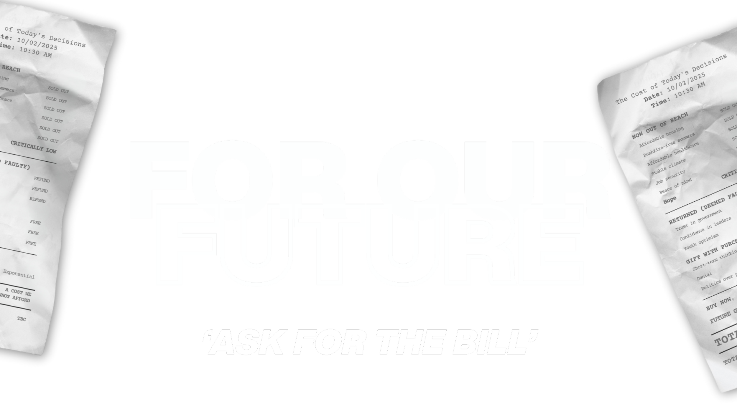For Our Future Campaign — Intergenerational Fairness Coalition