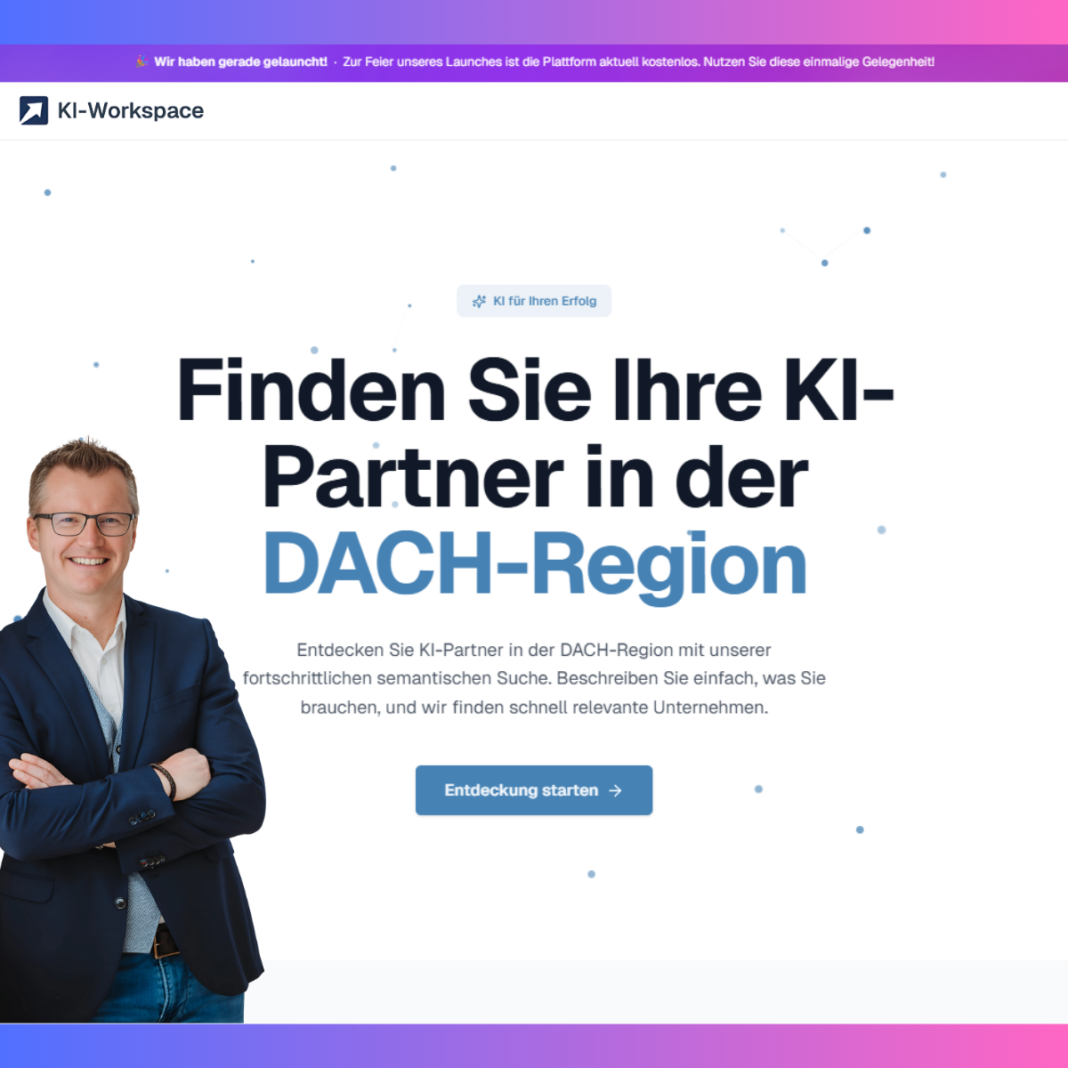 🚨 Die KI-Wirtschaft in der DACH-Region wächst rasant – aber der Zugang zu passenden Partnern bleibt fragmentiert.