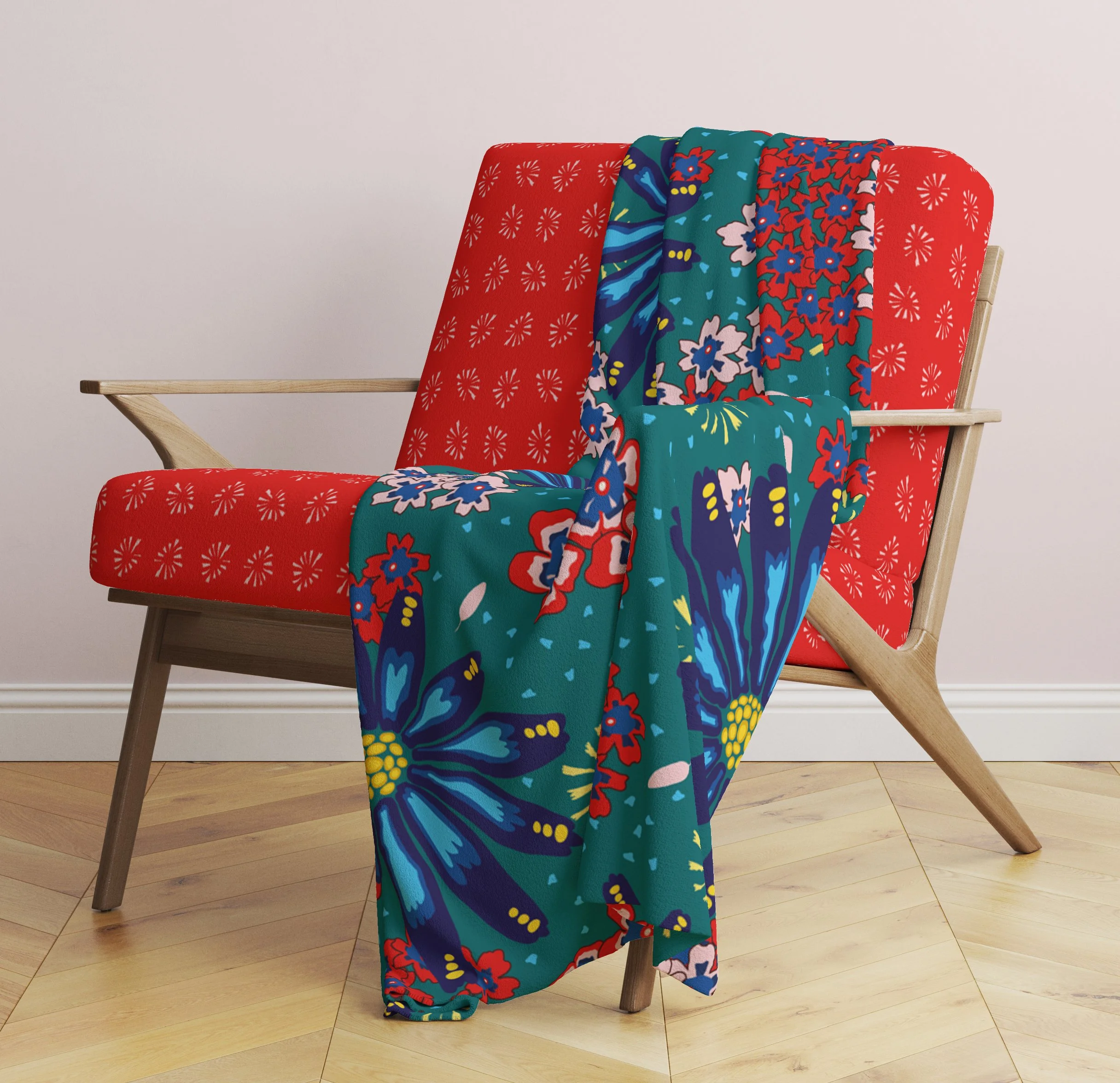 Fabulous Florals Blanket and Chair