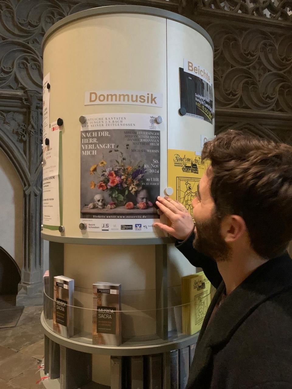 Plakatgestaltung und Marketingarbeit für Bach Collegium Augsburg