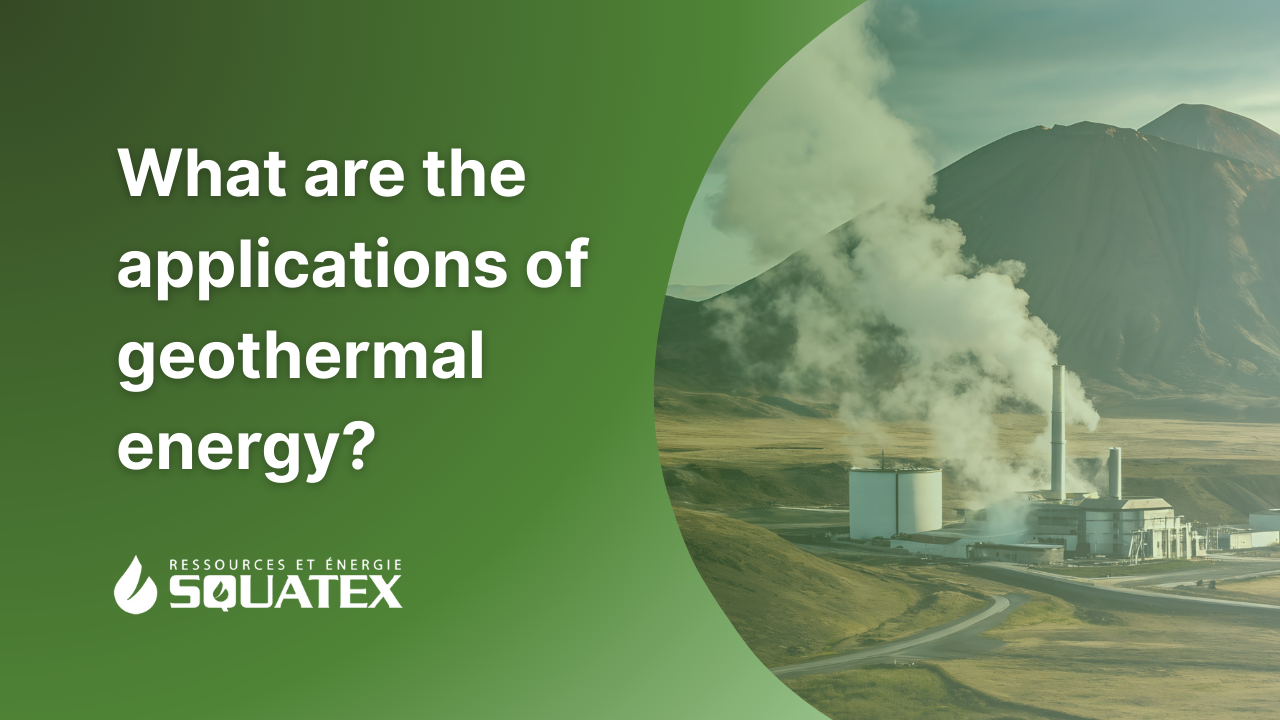 Concrete Applications of Geothermal Energy