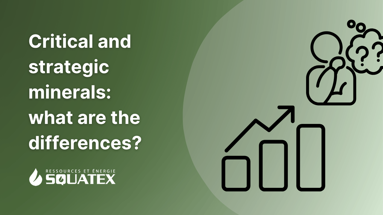 Critical and strategic minerals: what are the differences?