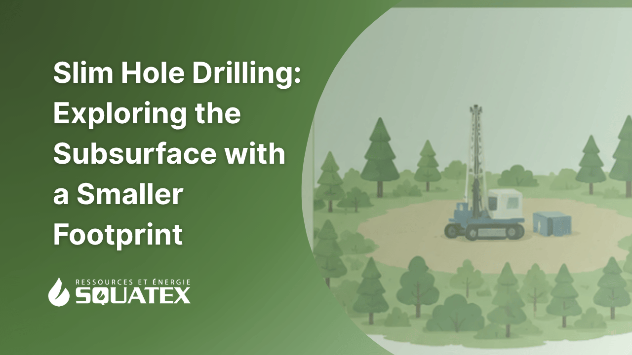Slim hole drilling: a low environmental impact exploration technique