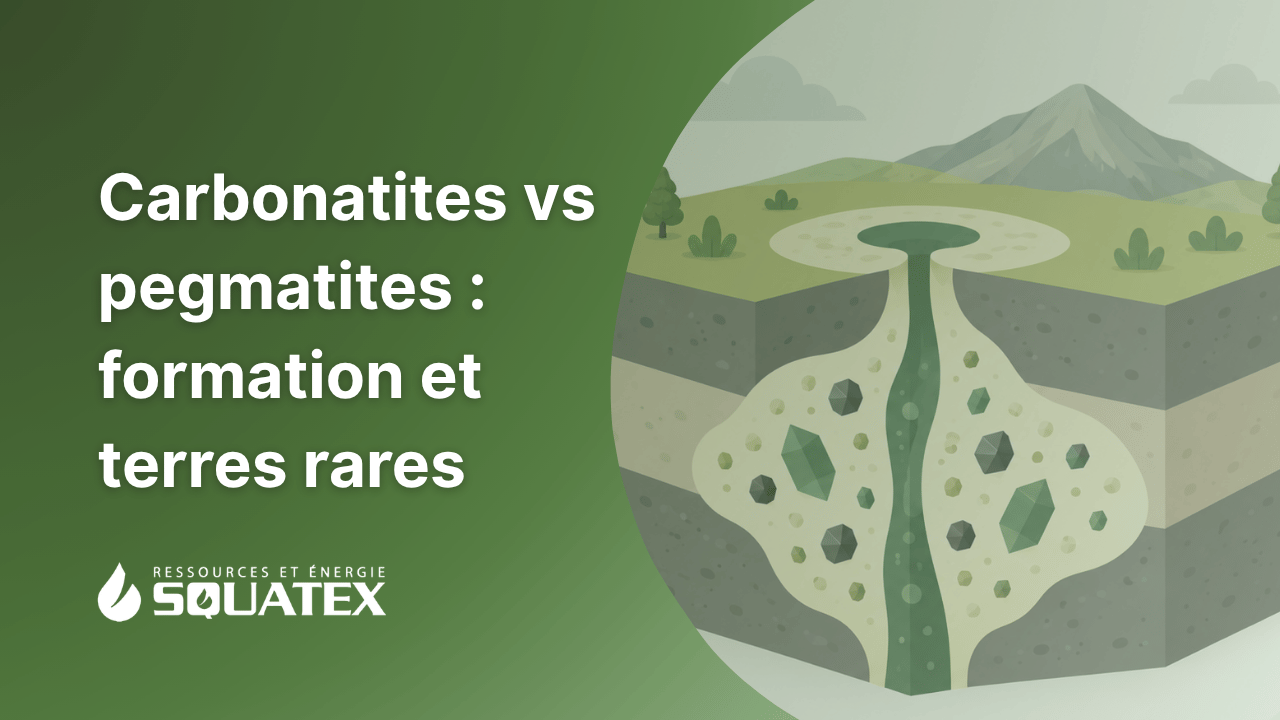 Carbonatites vs pegmatites : deux familles de roches riches en terres rares