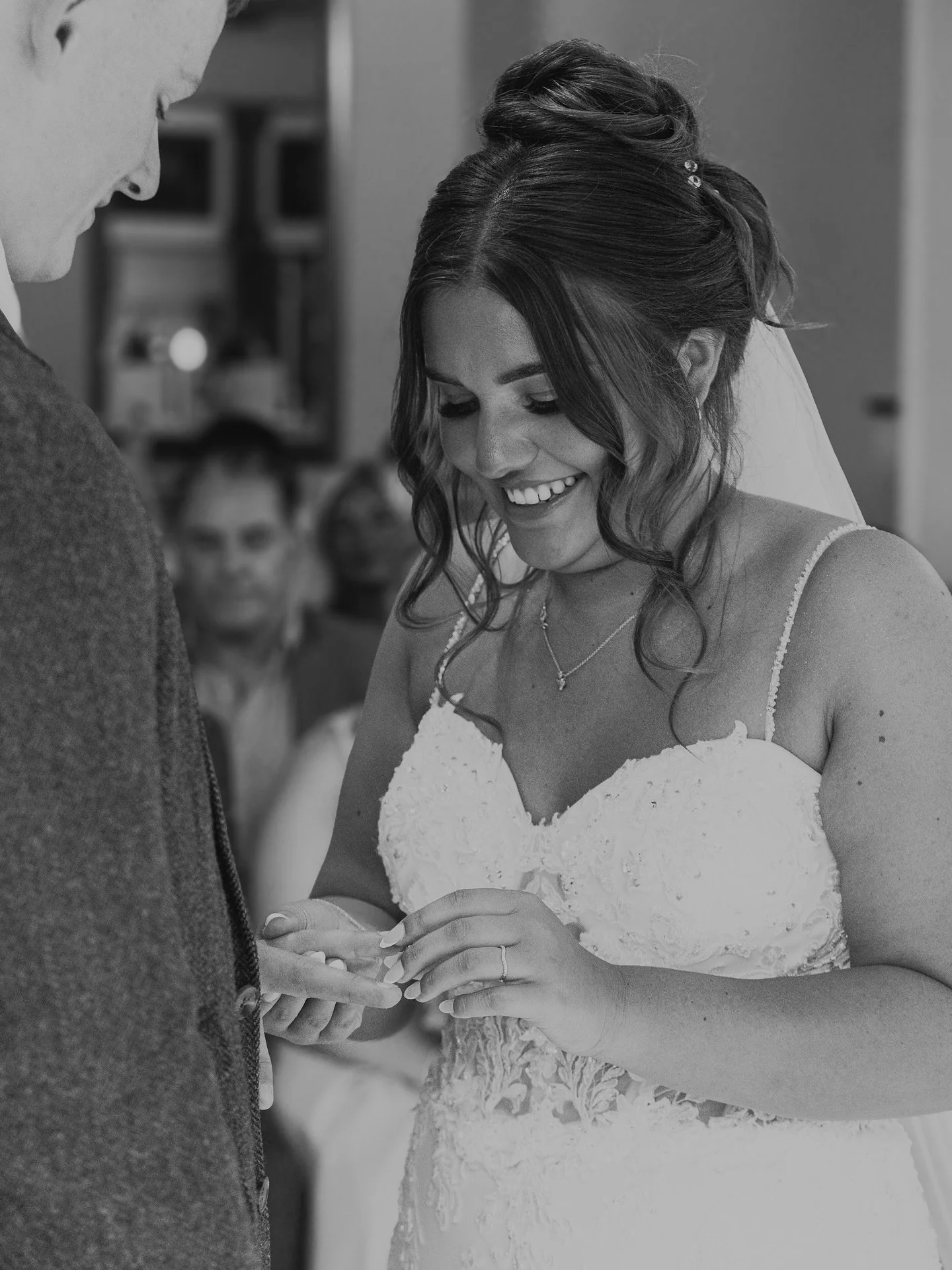 Nothing says &ldquo;I do&rdquo; quite like that smile!💍

#candidweddingphotography #naturalweddingphotography #yorkshireweddingphotographer  #Weddingphotography #UKWeddingPhotographer #WeddingInspo #Documentaryweddingphotographer #Relaxedweddingphot