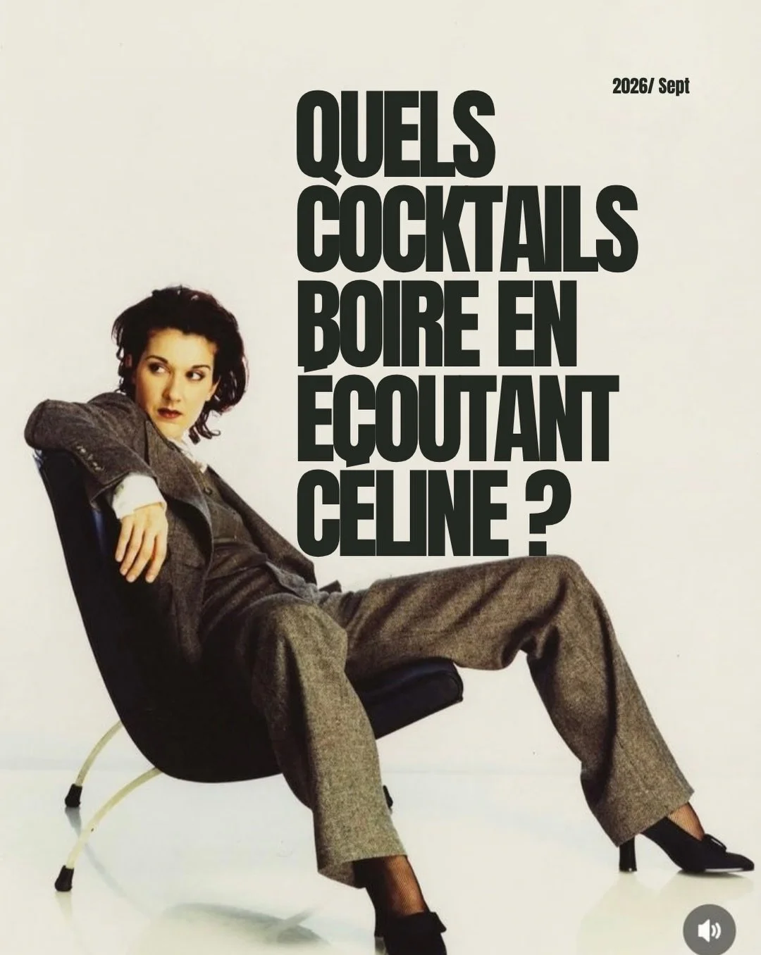 On est un peu en FOMO de ne pas avoir vu C&eacute;line, alors on &agrave; imaginer un pairing un peu original cocktail x chanson ! Let&rsquo;s go ➡️

L&rsquo;ABUS D&rsquo;ALCOOL EST DANGEREUX POUR LA SANT&Eacute;. CONSOMMER AVEC MOD&Eacute;RATION.

N