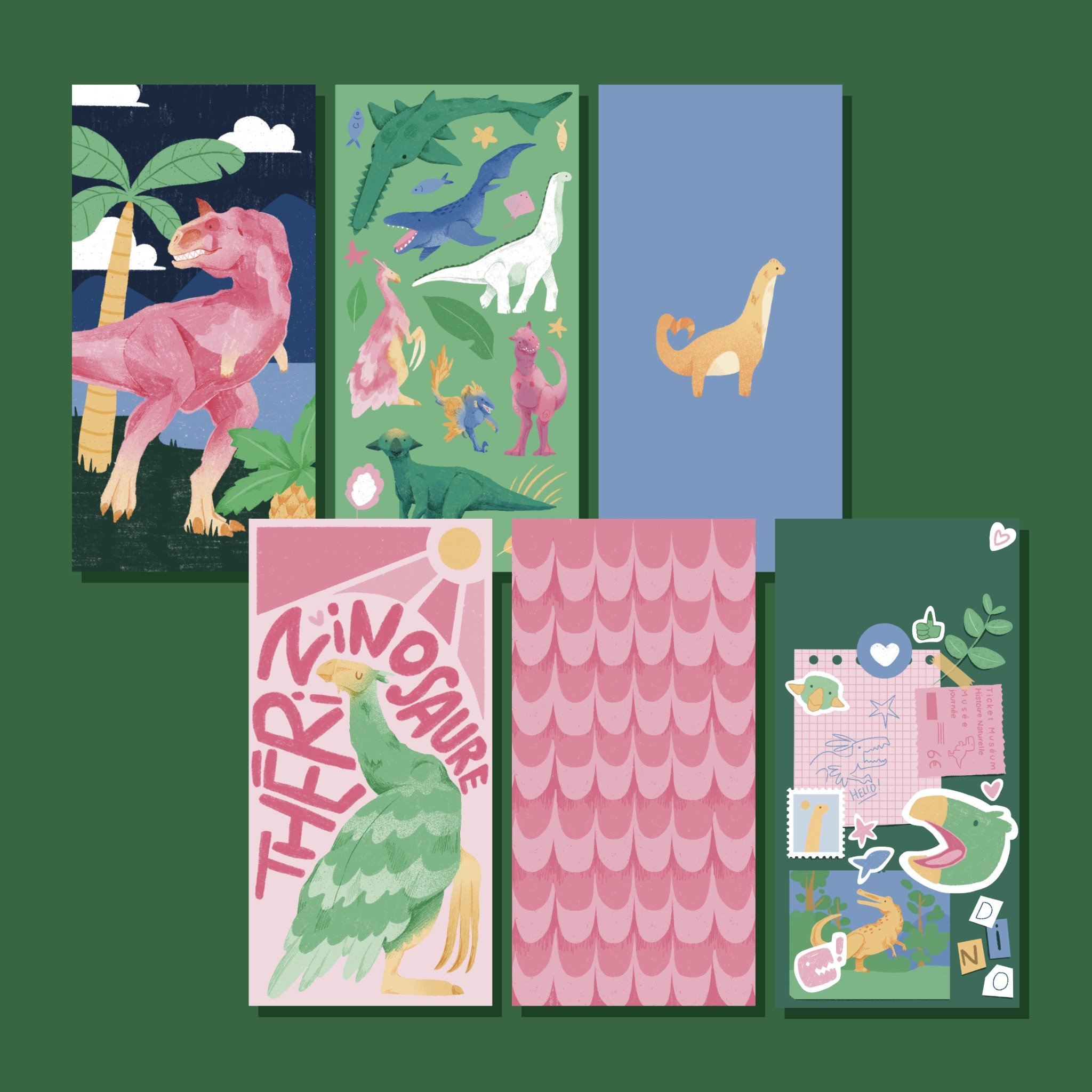 Pack de fond d'écran - Dinosaures