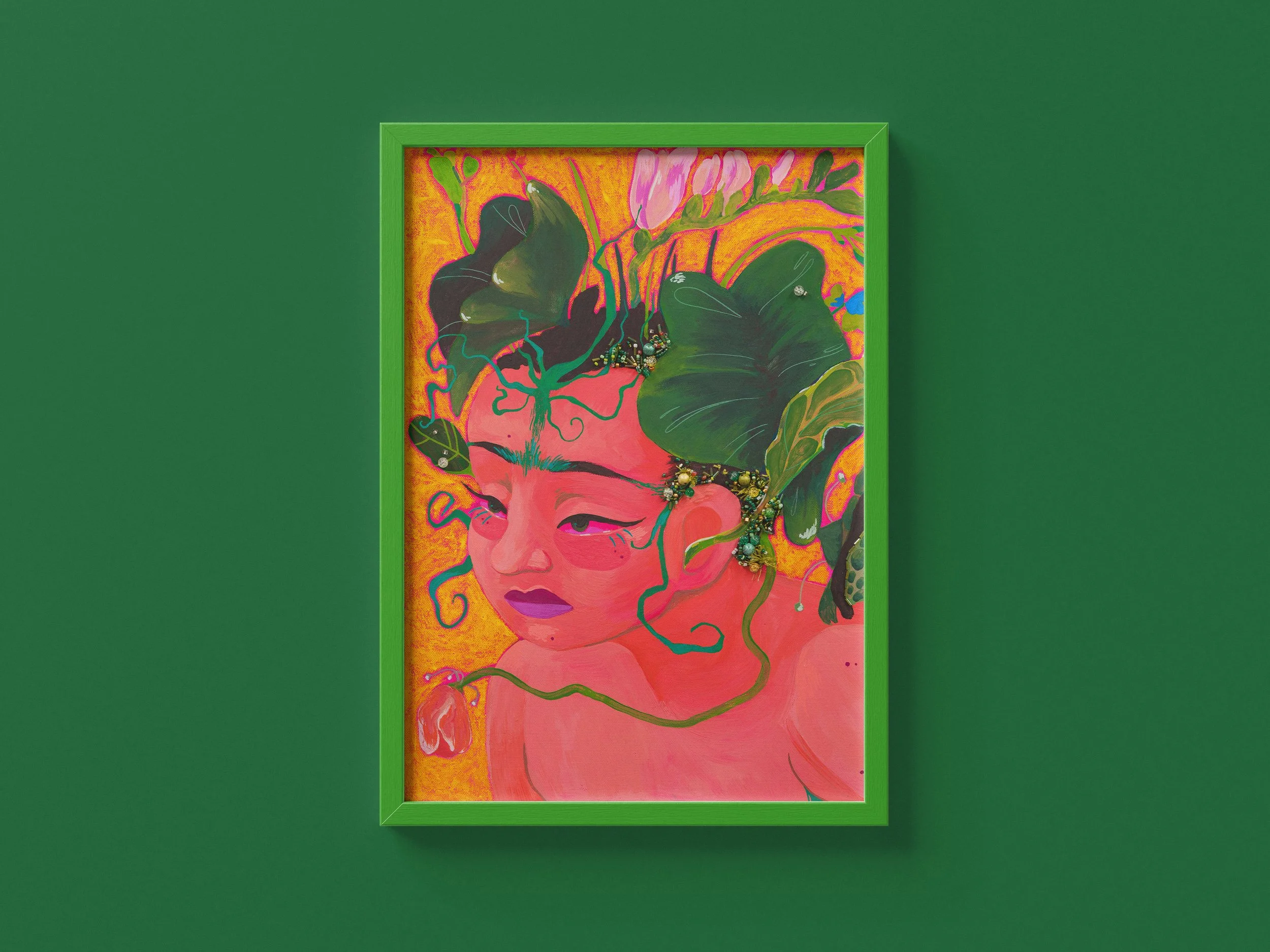 Tirage Fine art - Fée de mousse