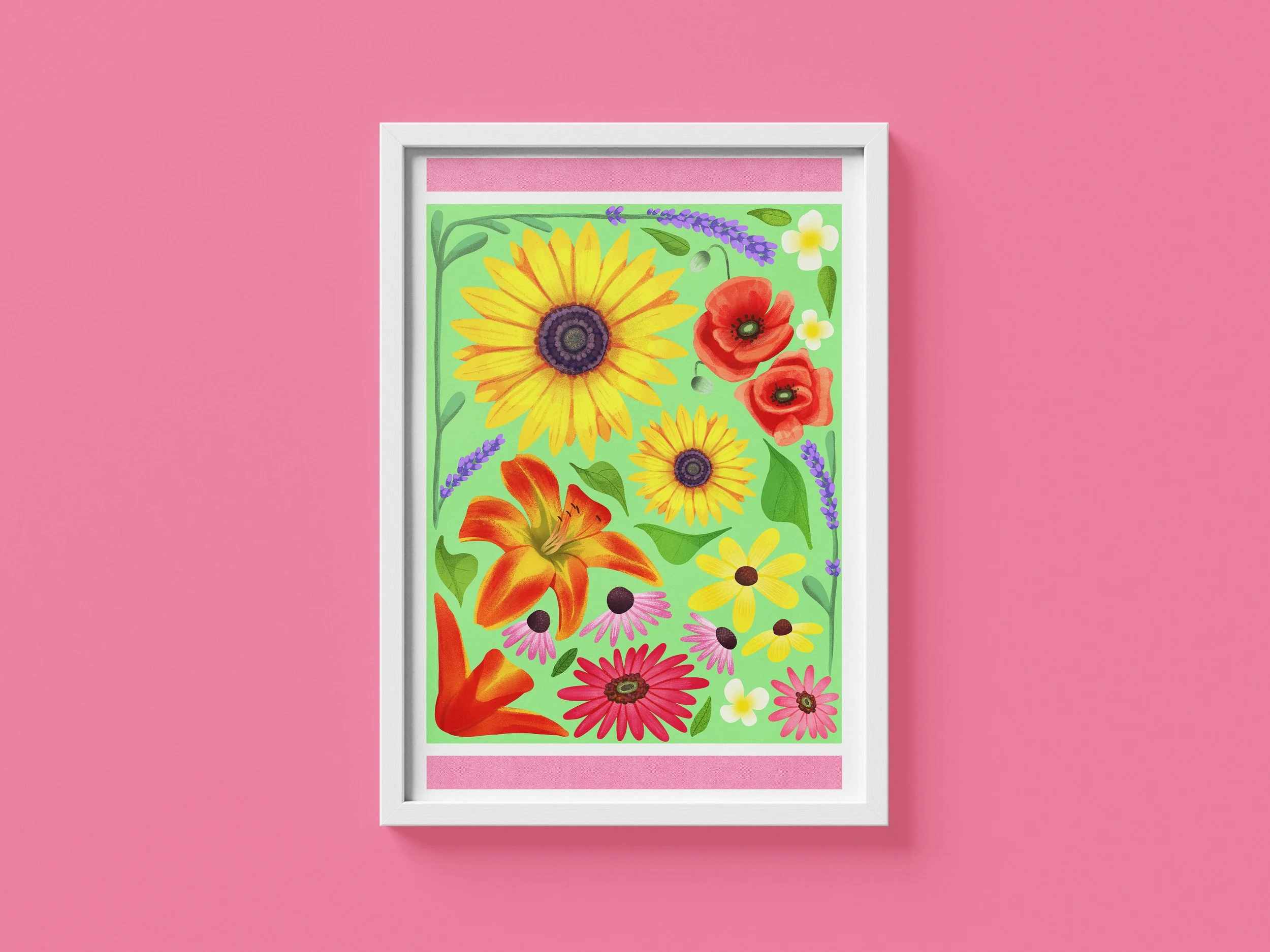 Tirage Fine art - Fleur d'été