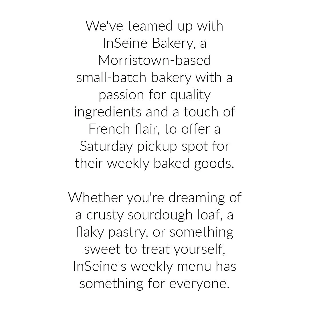 Our customers had five different treats to sample this past week - and OMG, no joke - seriously DELICIOUS! Highly recommend. 
#springbaking #eastertraditions #inseinebakery #njgiftshop #hardingnj