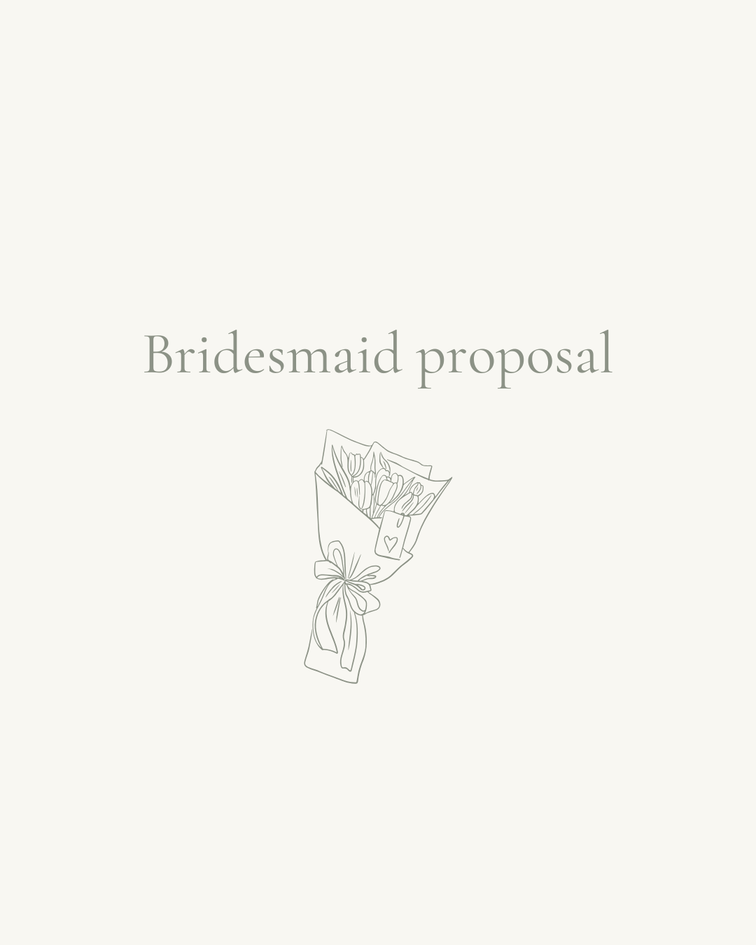 Bridesmaid proposal poems