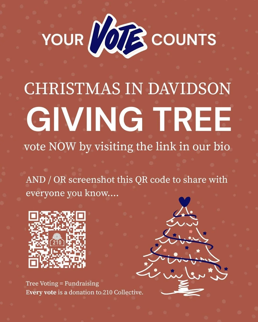Your vote helps light up more than a tree...it lights up opportunities for adults with disabilities right here in our community!

Every $1 vote supports meaningful work, purpose, and belonging.

Vote online (by clicking the link in our bio) AND in pe