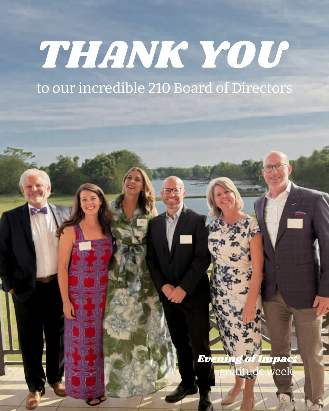 To our Board of Directors....⁠
thank you.⁠
⁠
Your leadership, wisdom, and belief in this mission continue to guide and strengthen everything we do. Thank you for the time, care, and heart you pour into 210 Collective. You make this work possible, and