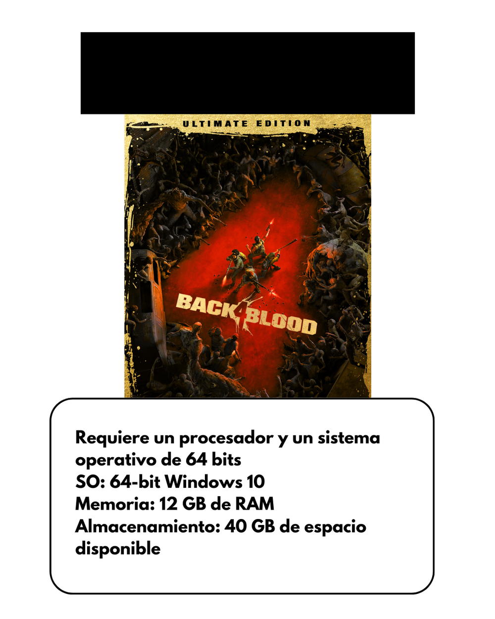 BACK BLOOD 4- ULTIMATE EDITION