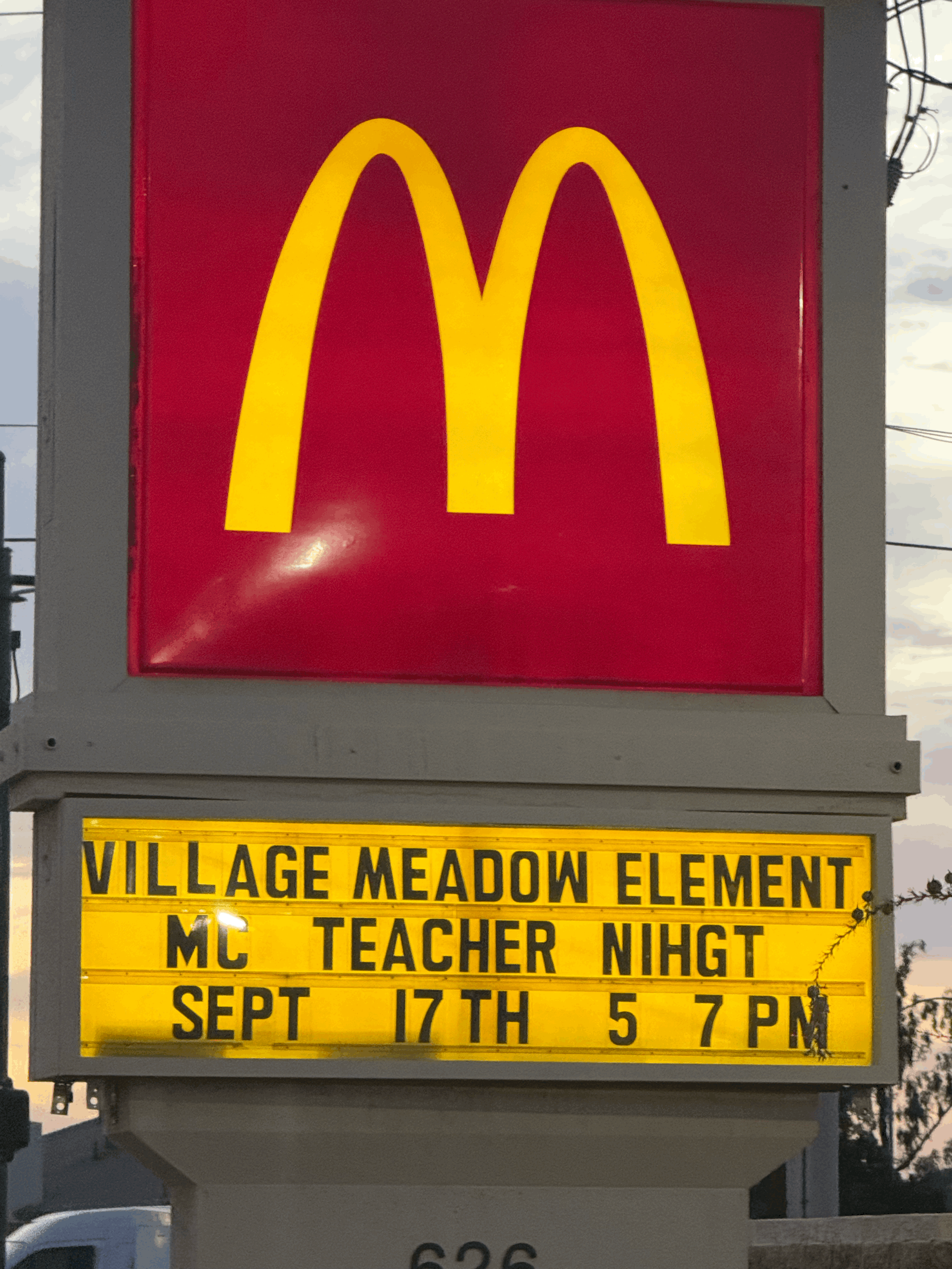 McTeacher Night