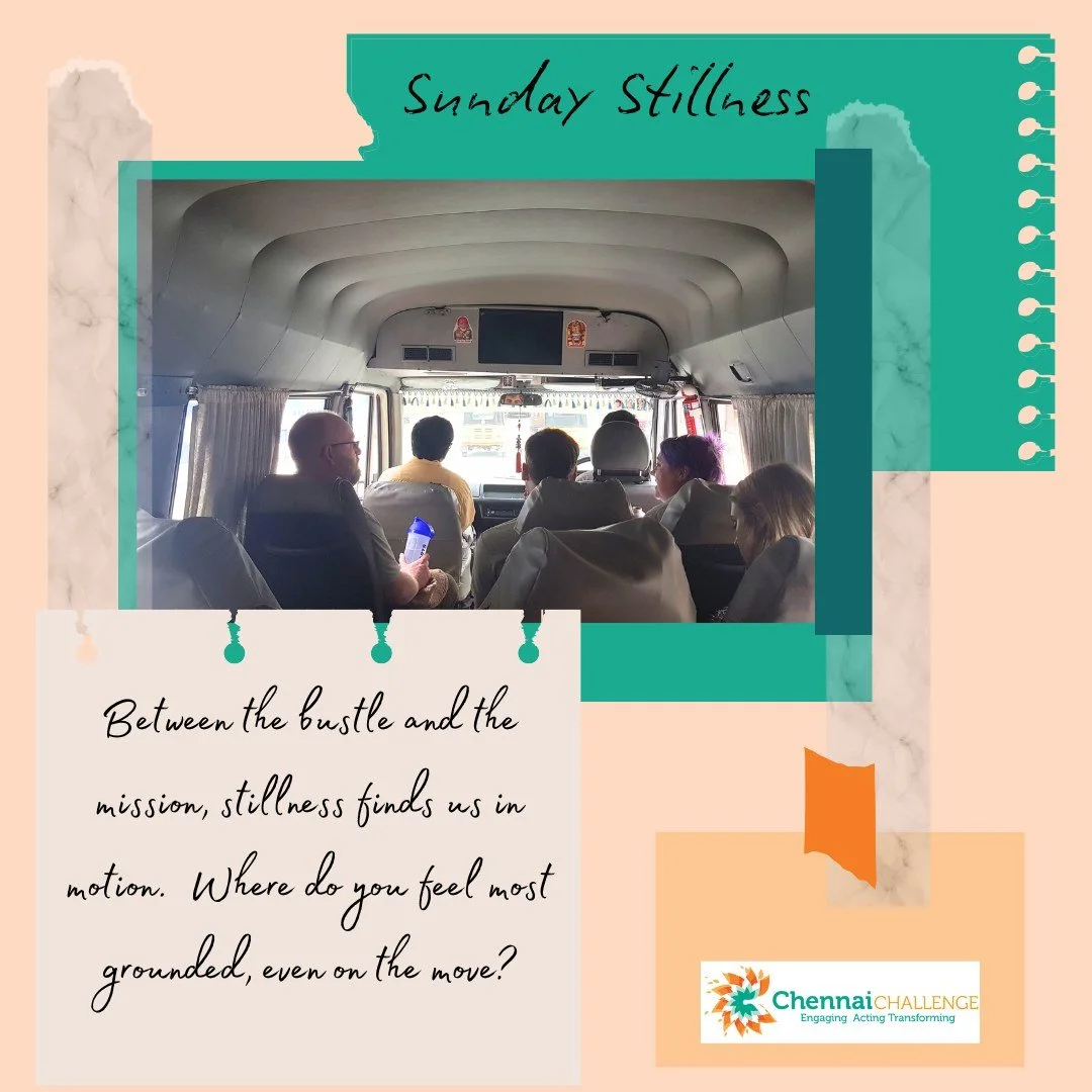Take a moment to be still even when on the move.
#chennaichallenge #sundaystillness #travelling #onthebus #whatgroundsyou