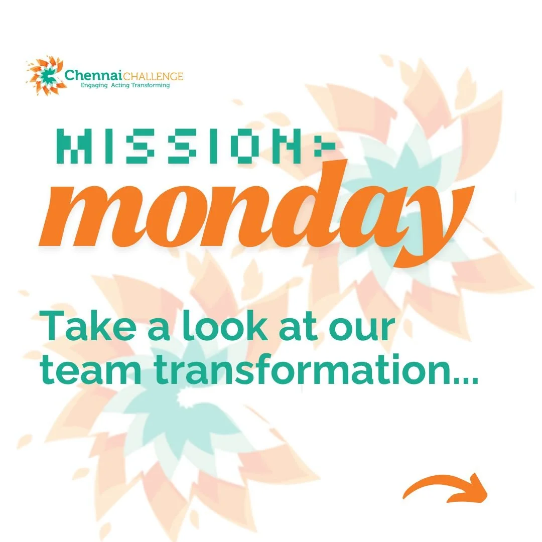Mission Monday:  Mission is not always about impacts overseas, but impacts within the team, this week we are diving into what it's like to be part of the team.

#chennaichallenge #challengeaccepted #leadership #growth #personaldevelopment #engageactt