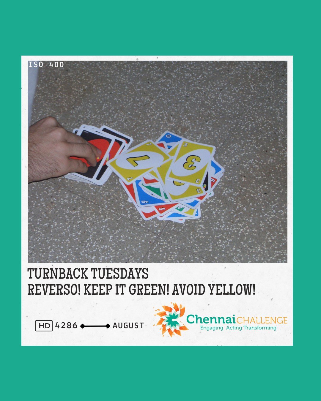 Who can remember some of the other silly thinks we used to say? #chennaichallenge #turnbacktuesday #teamgames #uno #winning