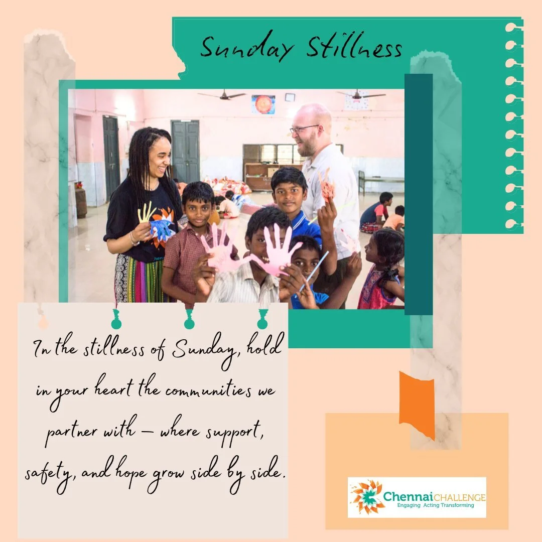 In this moment of stillness, look at your hands and think of all the good they could do.  #chennaichallenge #sundaystillness #lovehasnoboundaries