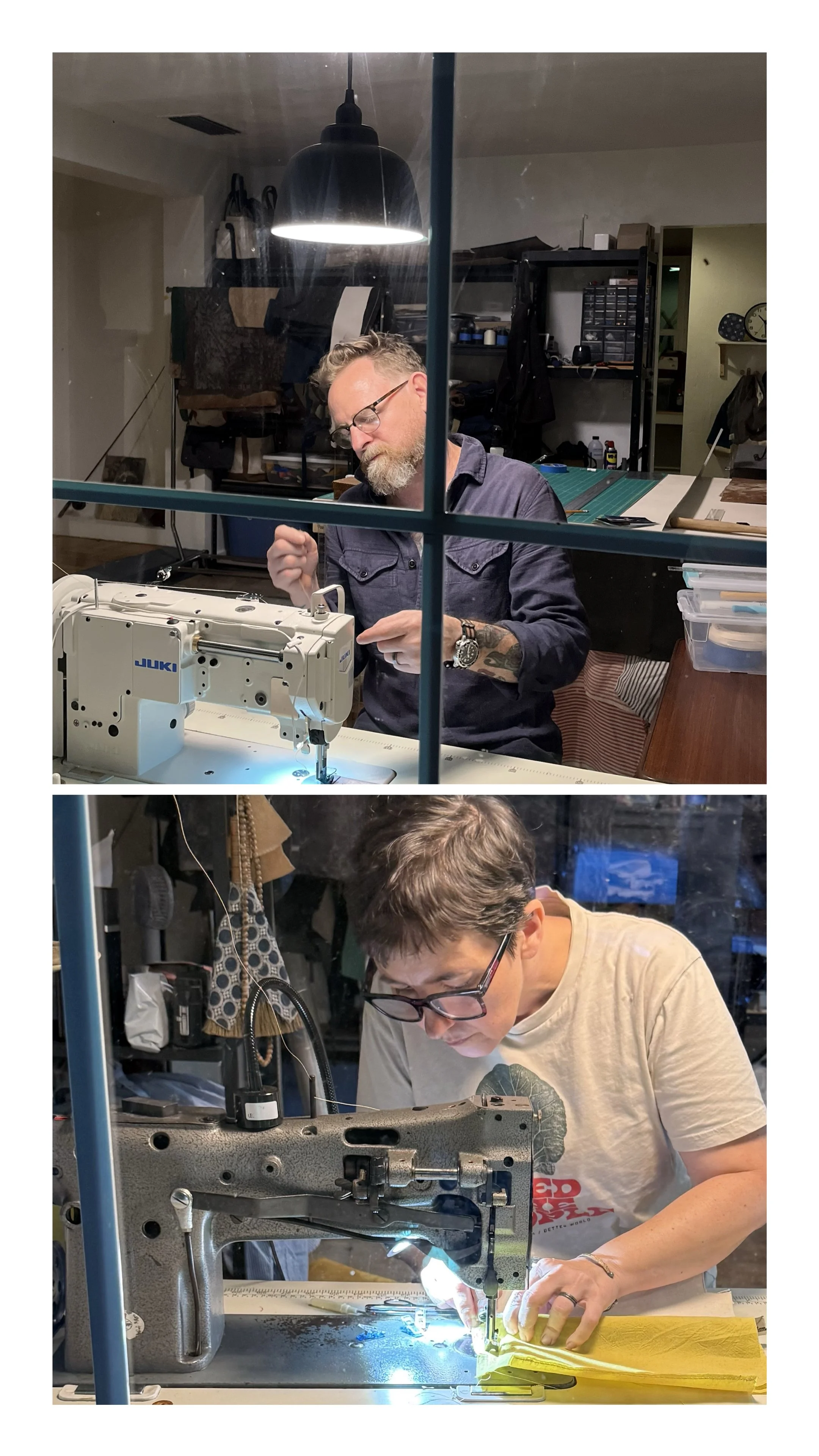 At work in the studio
