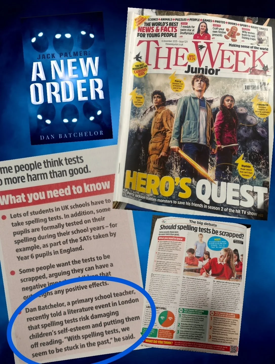 When one of the children you teach brings a @theweekjunior magazine in that you're in (you didn't know you were) and now they think you're a famous author.... Ultimate fan club 🤣📘

More surprises from @feel_good_comms

#magazine #famous #debate #te