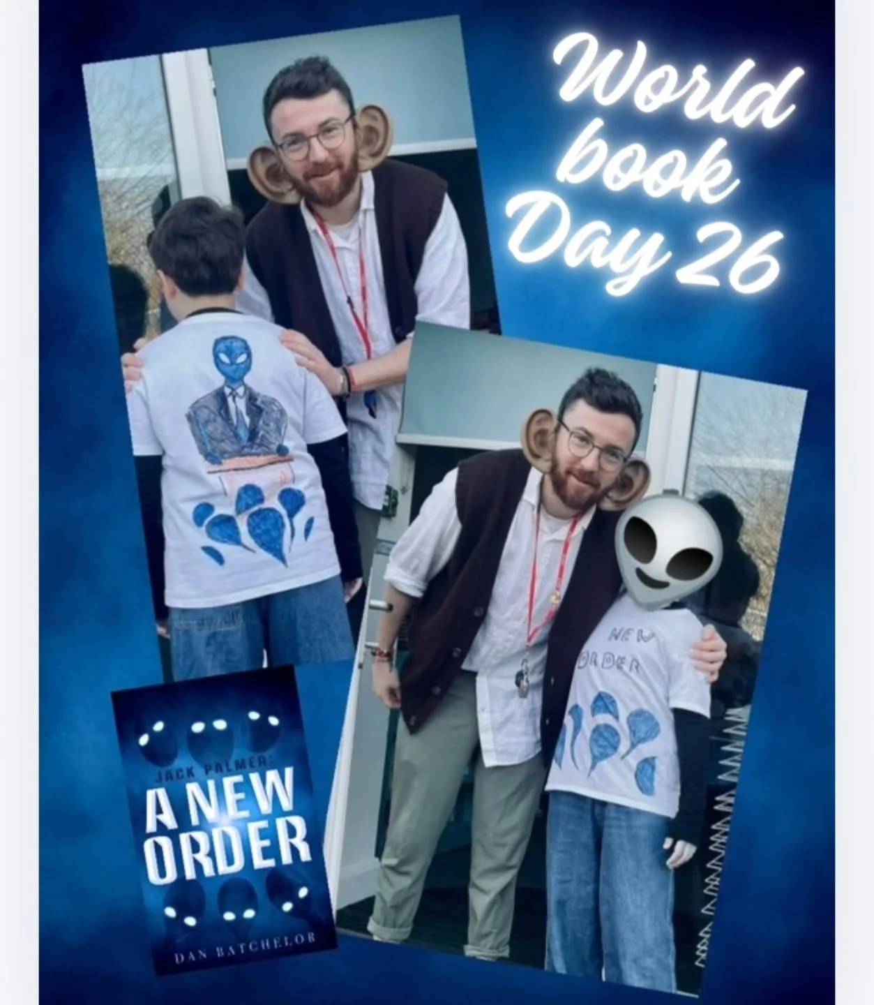 World book day is always a great day as a teacher but this was a particularly special one, my first as published author 😁 

I've dressed as the BFG and many other famous book characters over the years but I never thought I'd get to see a child that 