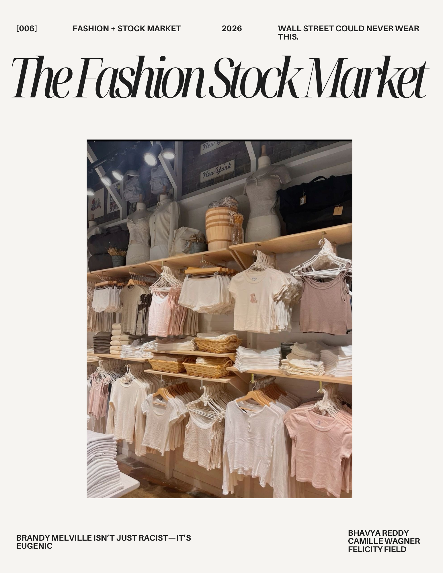 Brandy Melville Isn’t Just Racist—It’s Eugenic