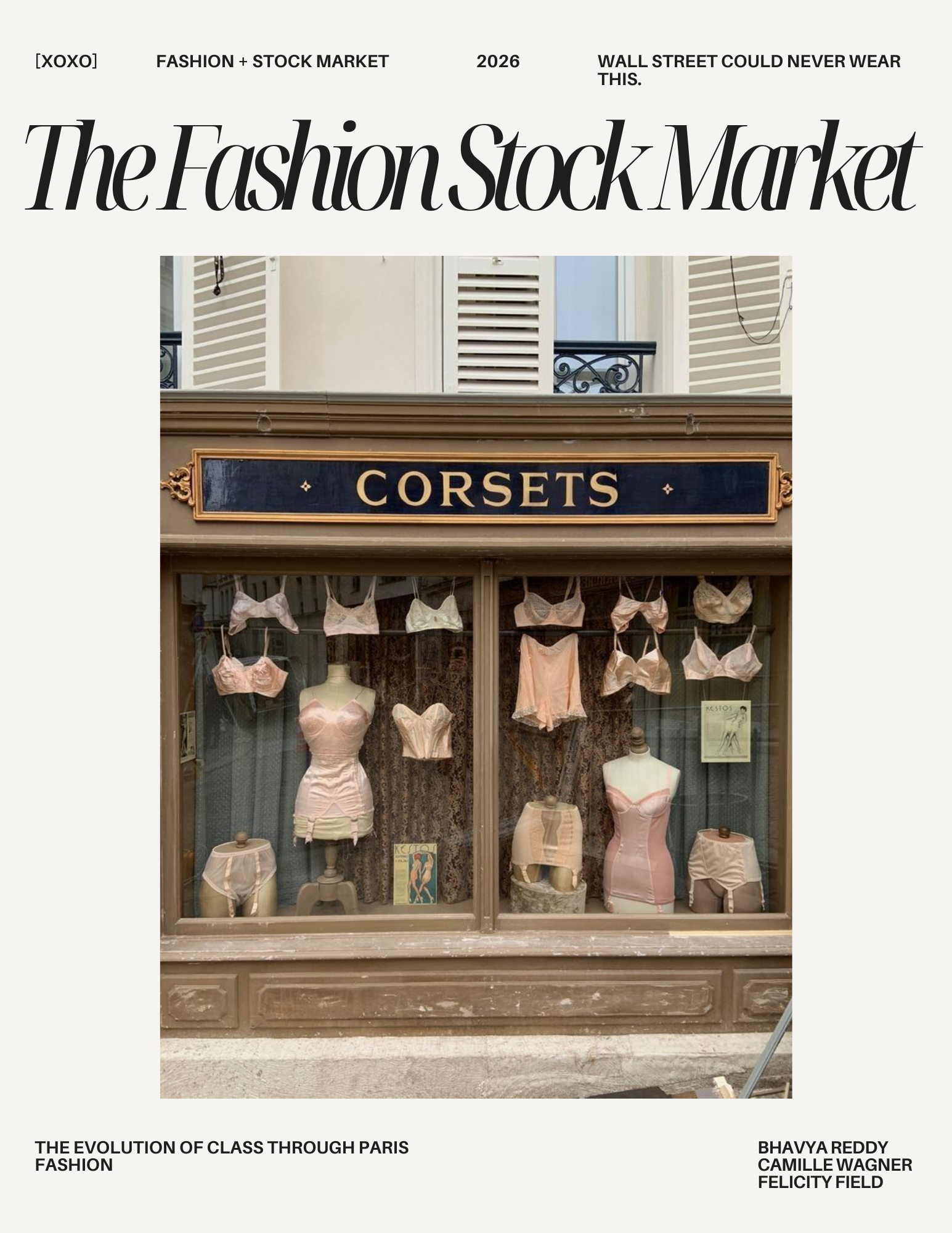 The Evolution of Class through Paris Fashion