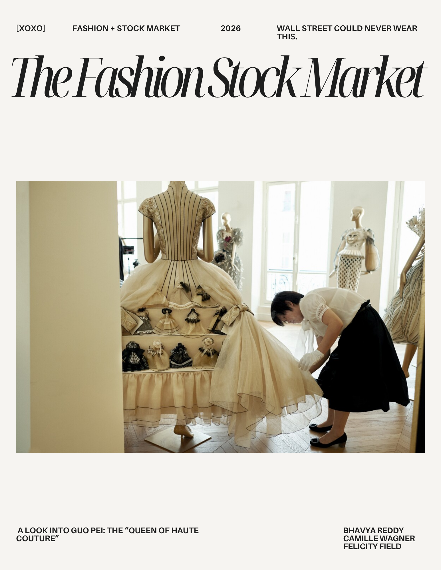 A Look into Guo Pei: The “Queen of Haute Couture”&nbsp;