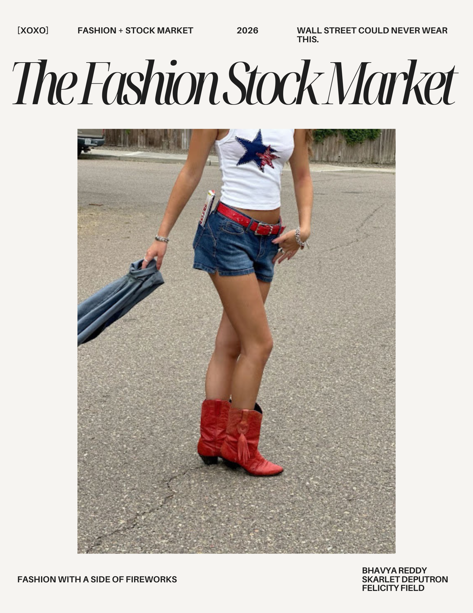Fashion with a side of fireworks