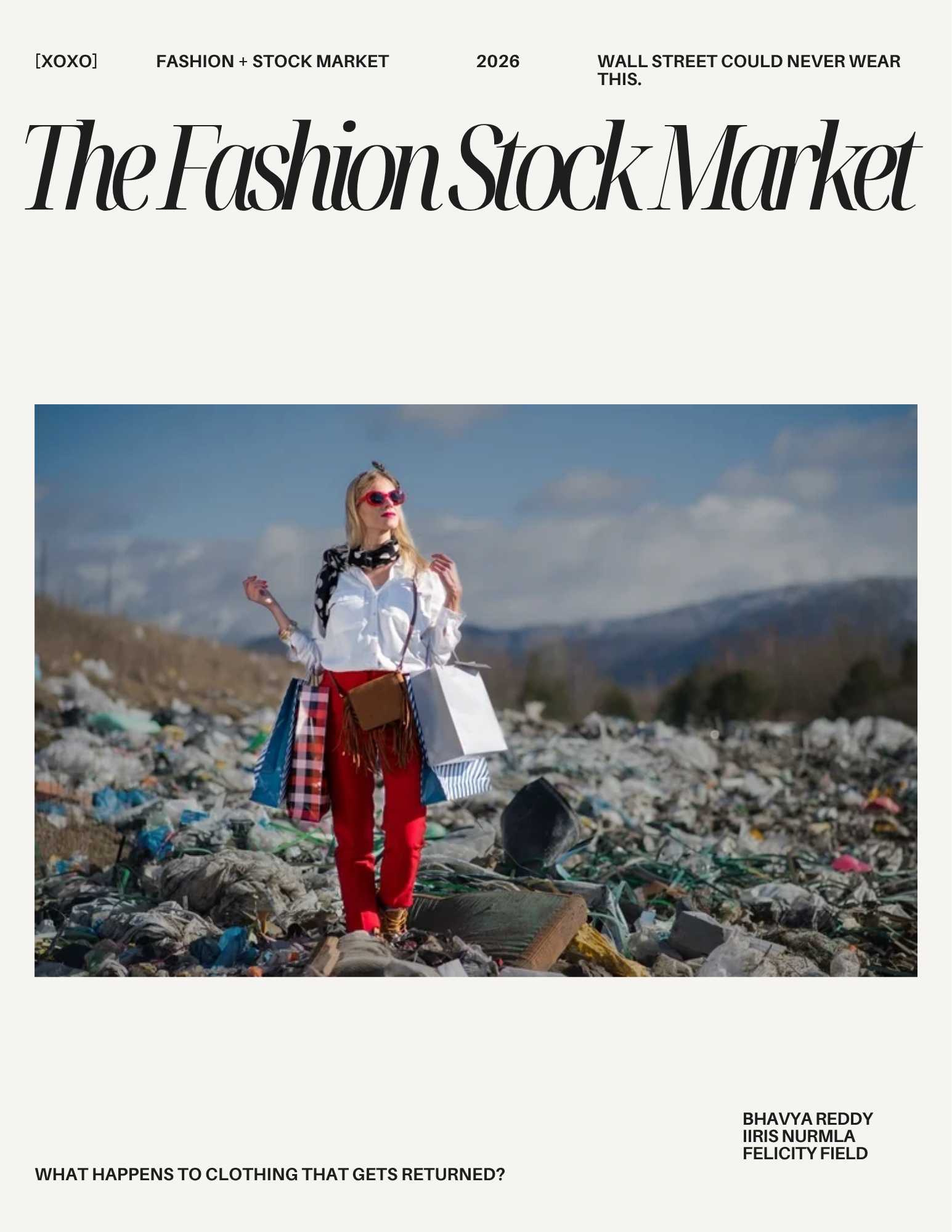 What happens to clothing that gets returned?