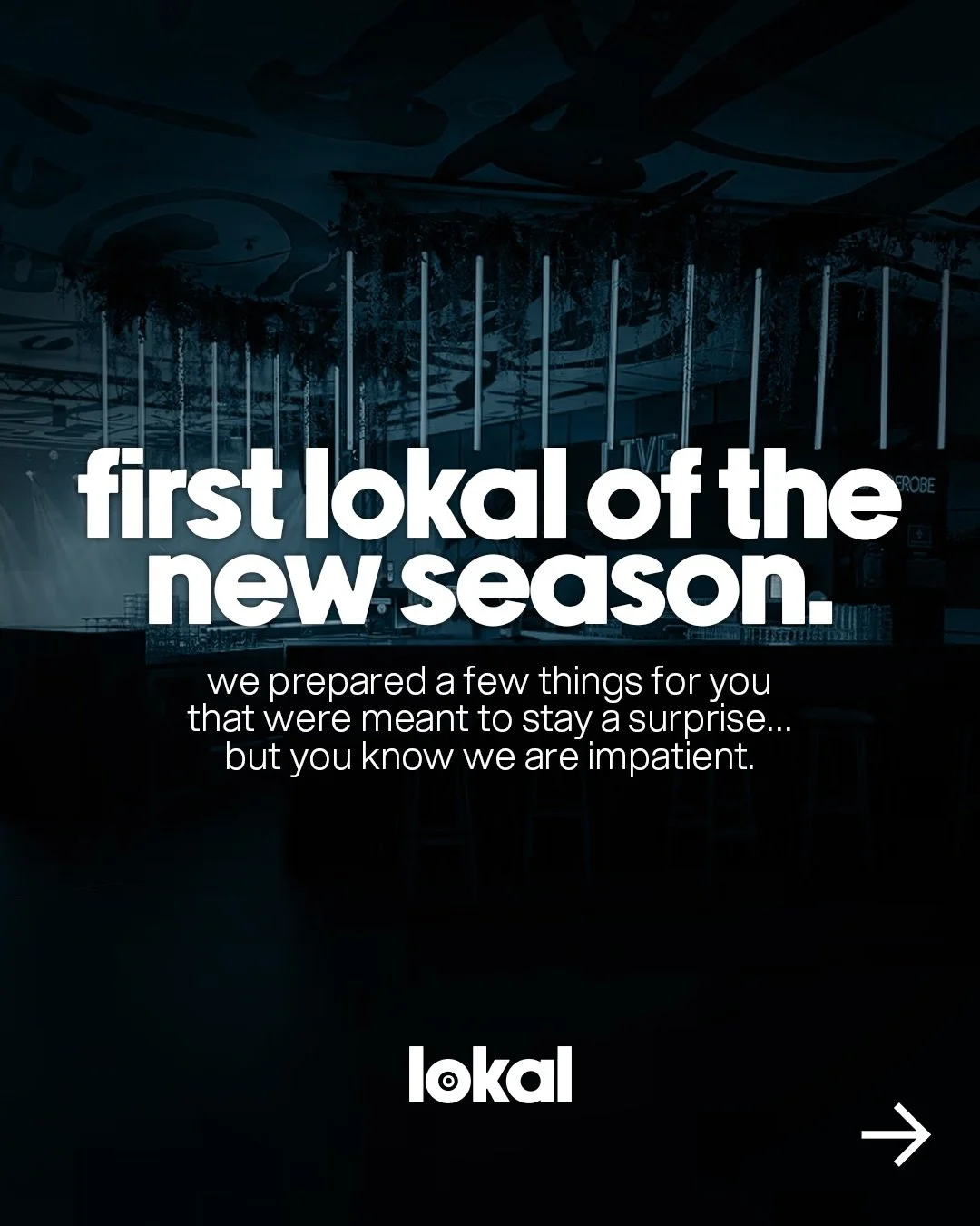 we might&rsquo;ve done a little extra for this one. 
they were supposed to stay a surprise&hellip; but we couldn&rsquo;t wait. 🫣

this is the start of the new season and it only happens once.
can&rsquo;t wait to see you there. 🧿

p.s. only a few fi