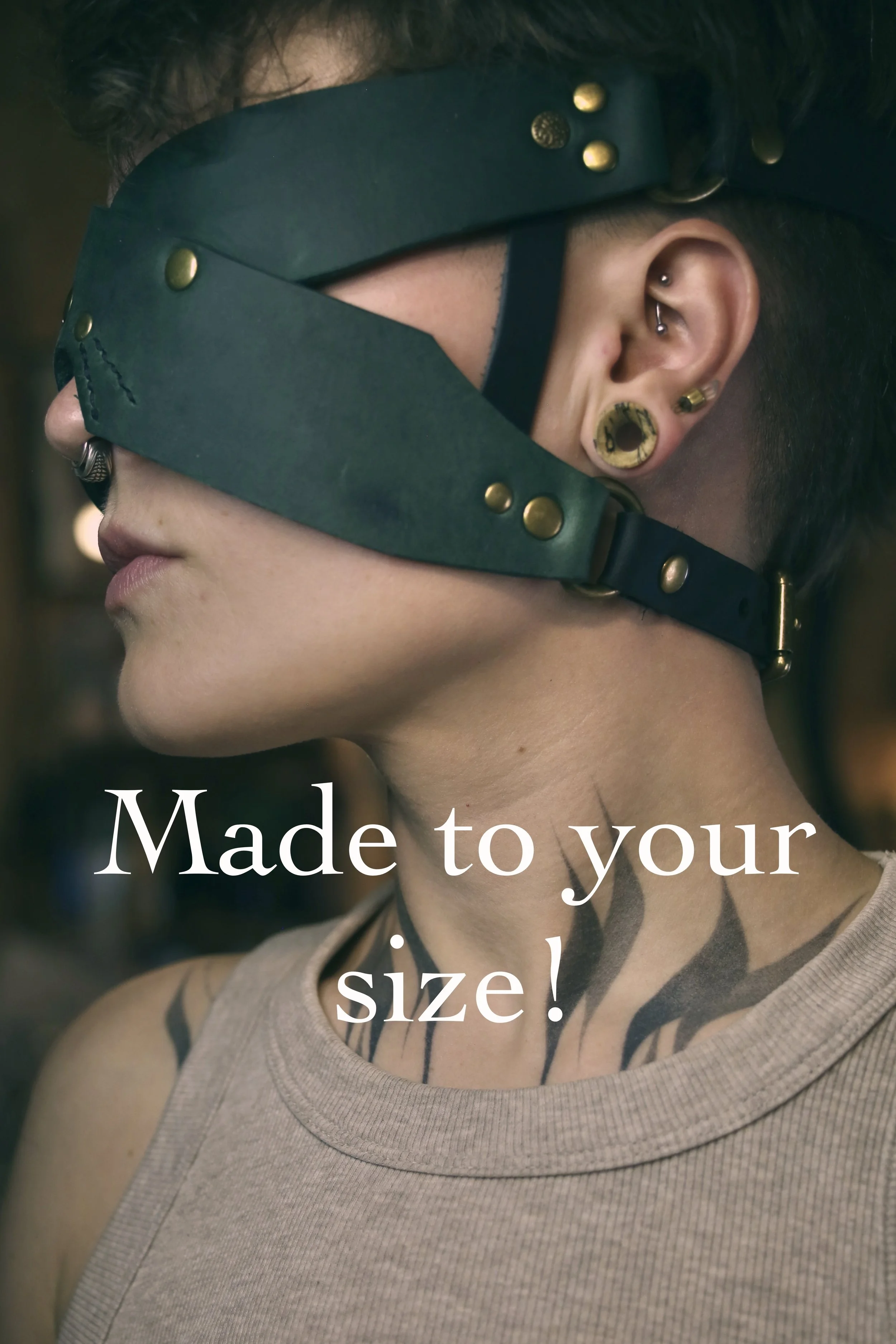 Cyclops Leather Mask