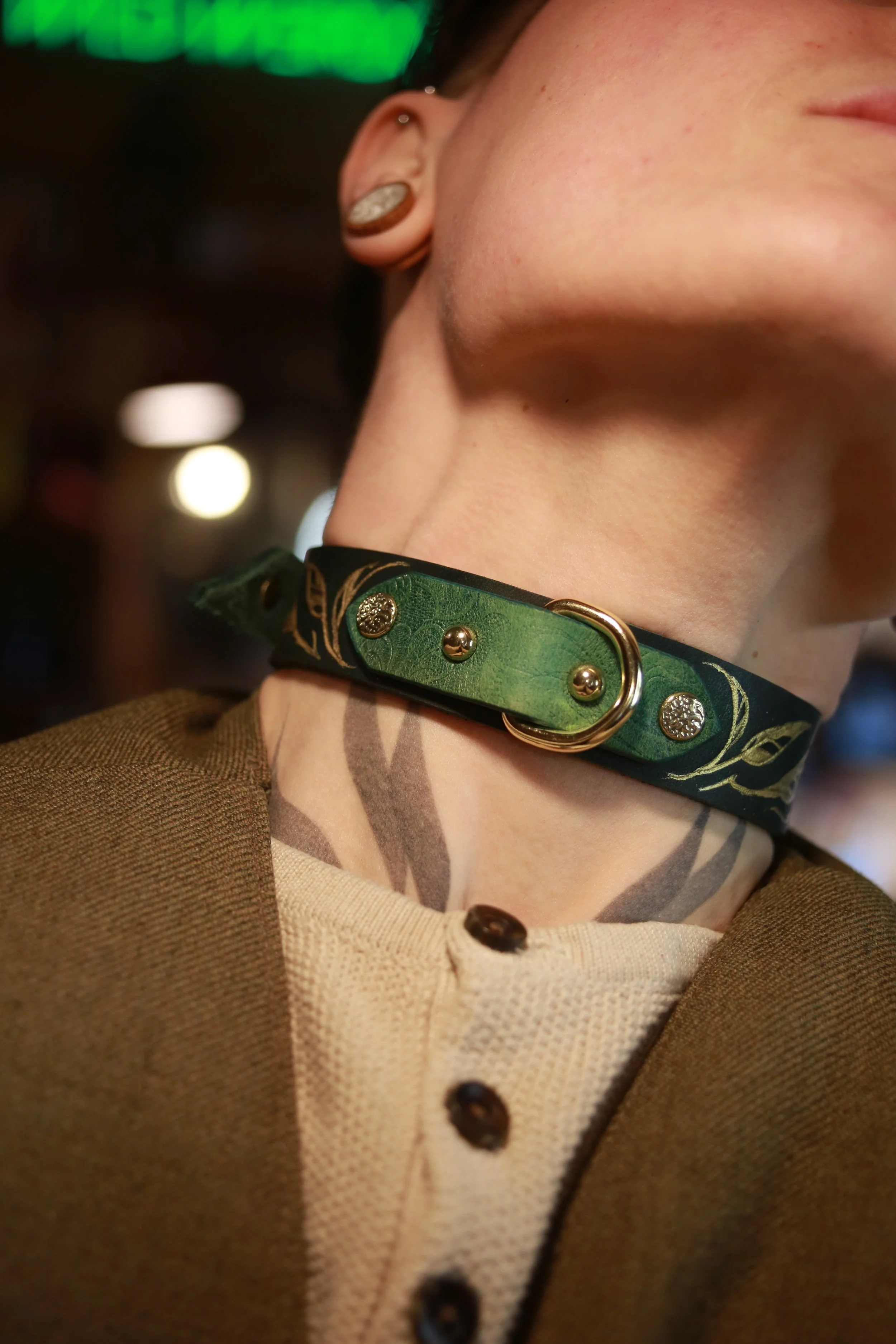 Custom illustrated collar