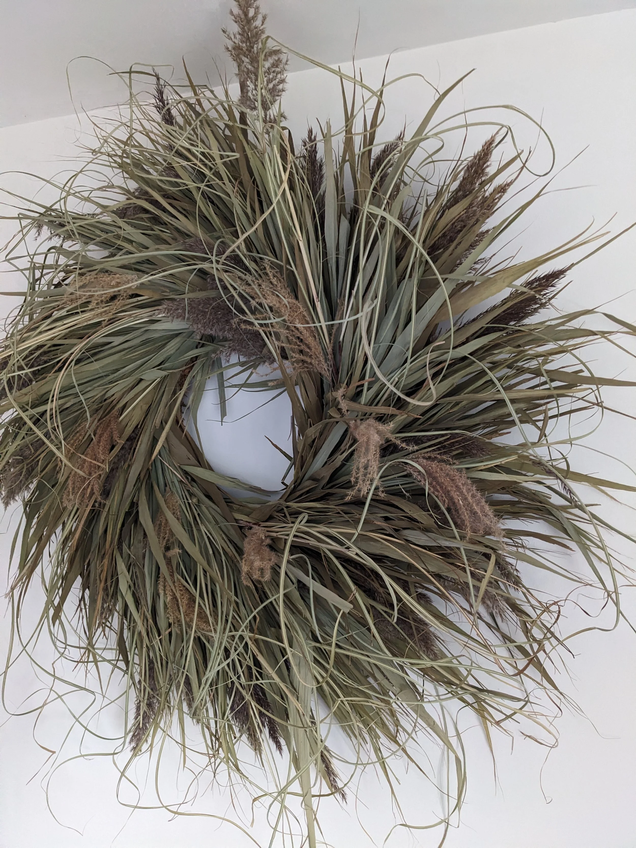 Extra Large Wreath From Reed Grass