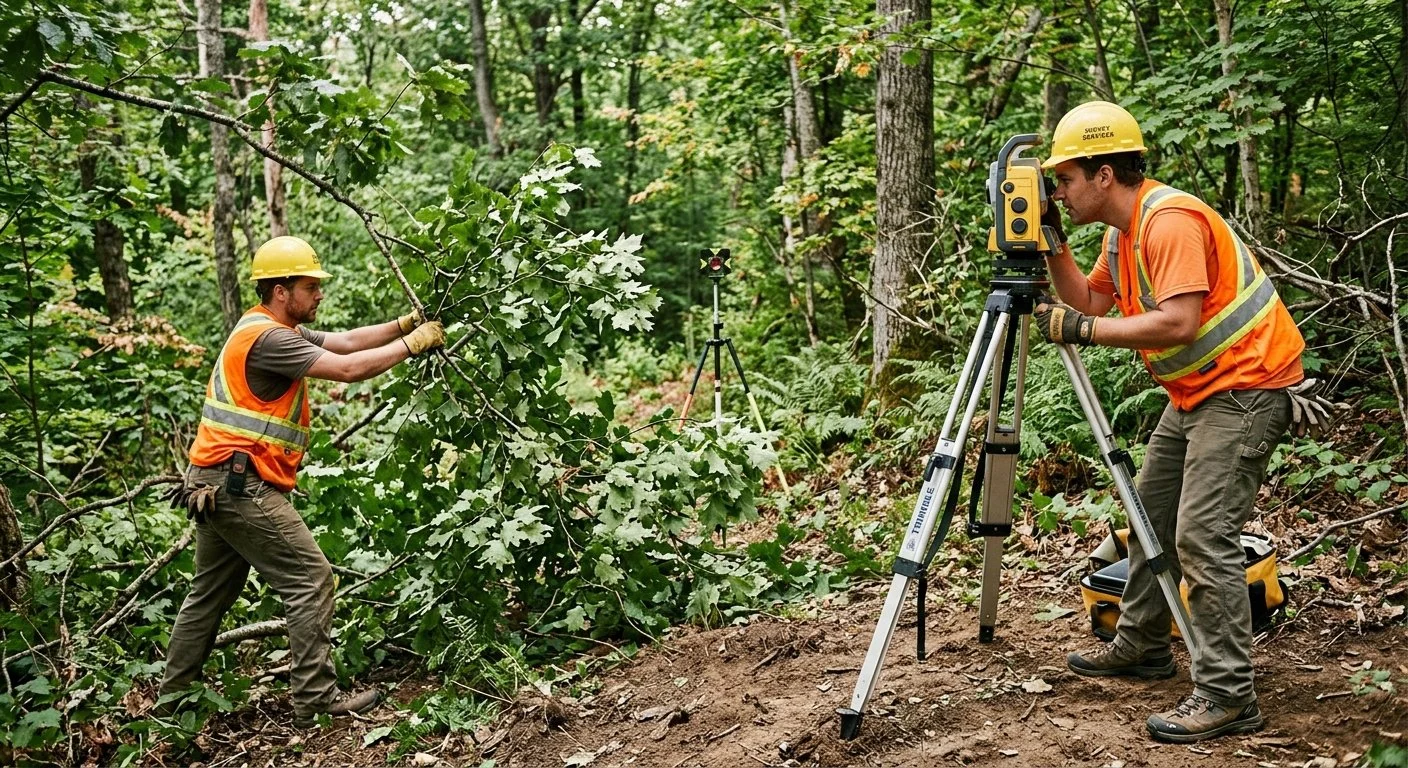 Trimming and Moving Tree Branches for Line of Sight