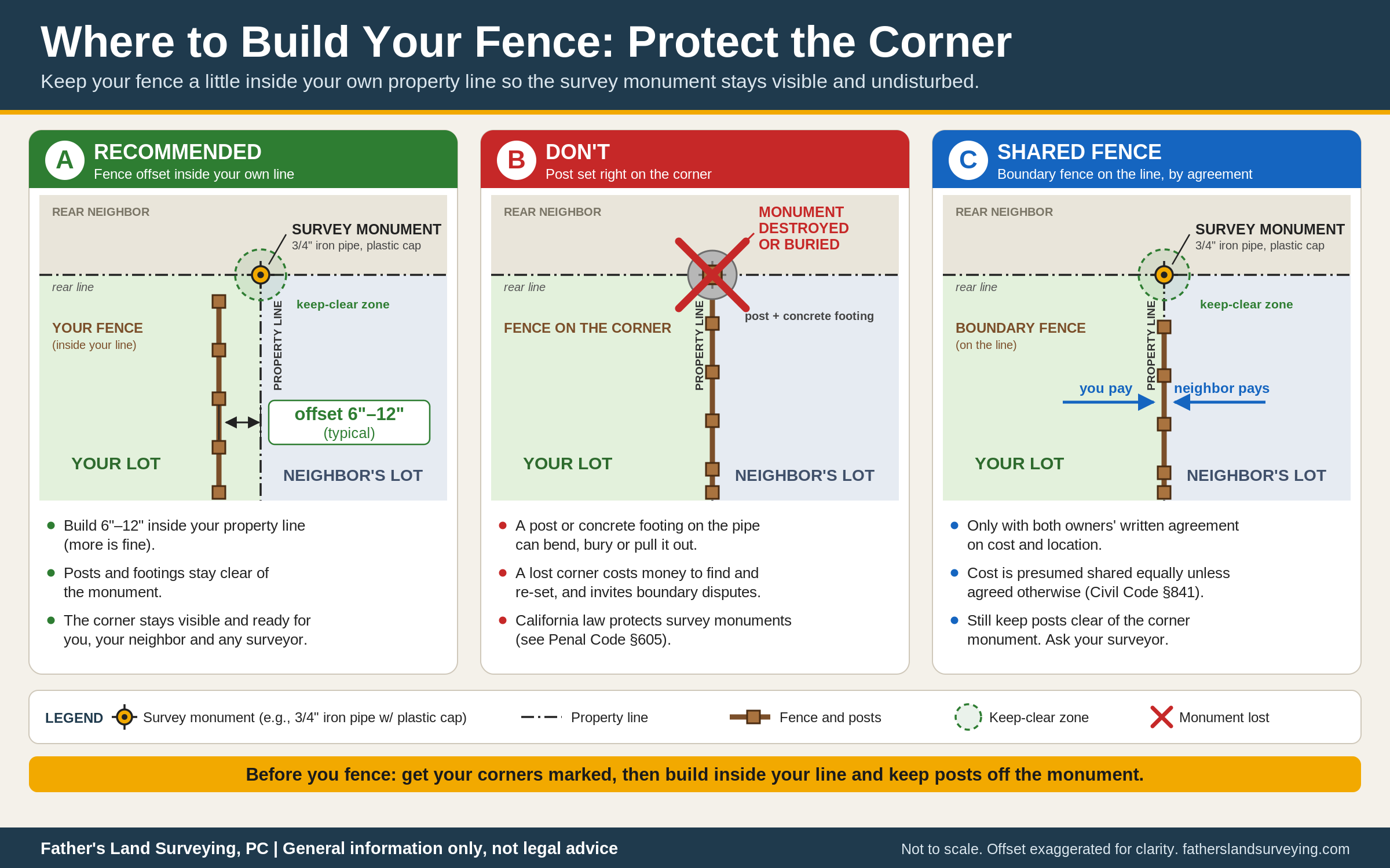 Where to Build Your Fence: Protect the Corner