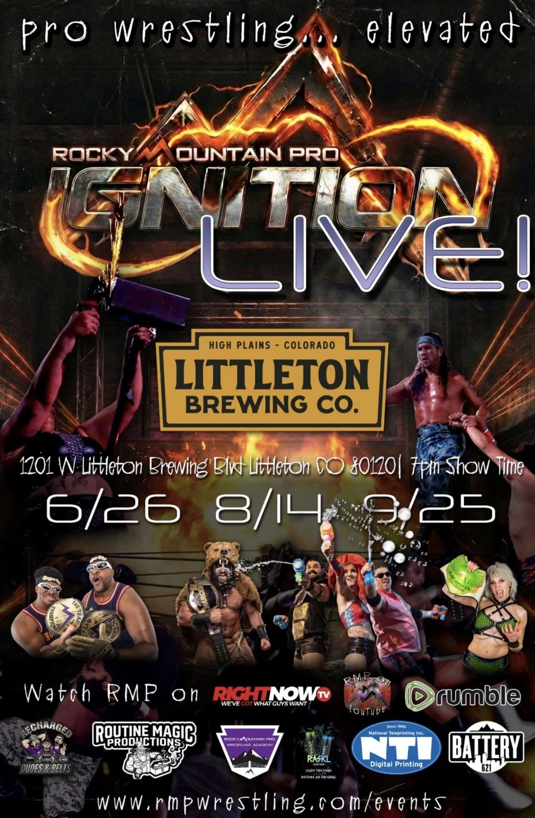 FREE LIVE Wrestling