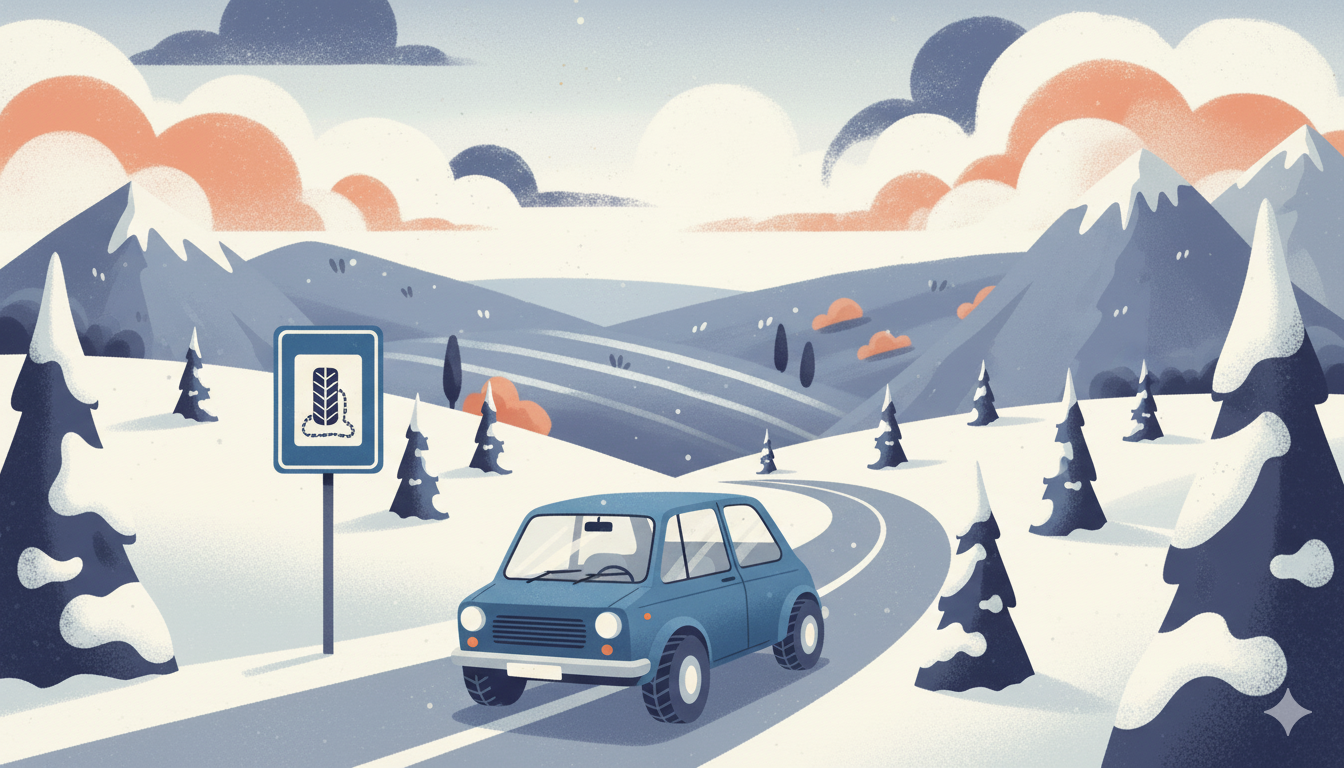 Winterbanden in Frankrijk: wat zijn de regels en geldt dit ook voor jou?