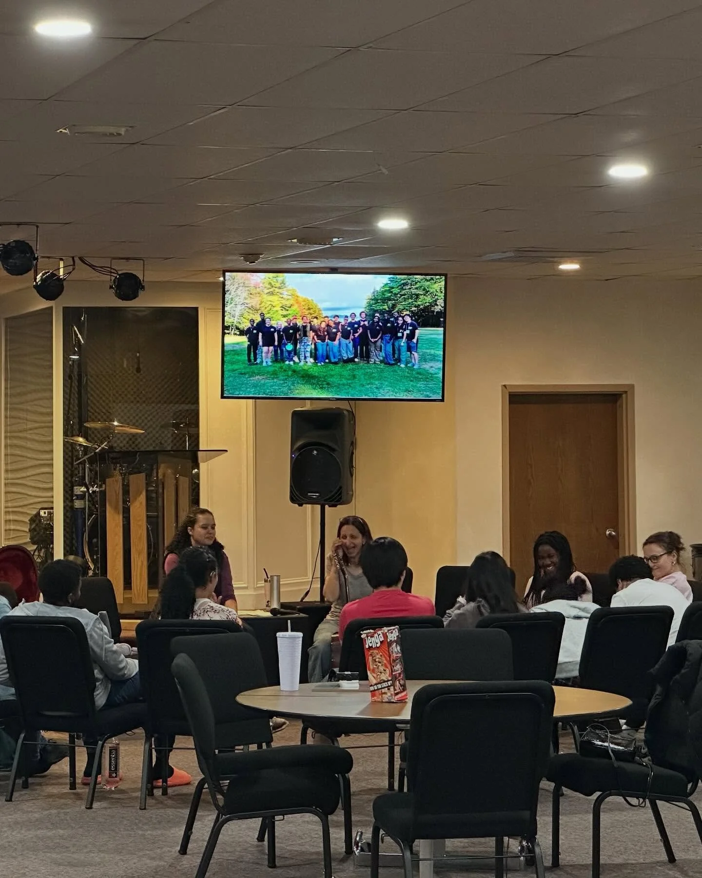 grab your small group and meet us upstairs tonight ⭐️