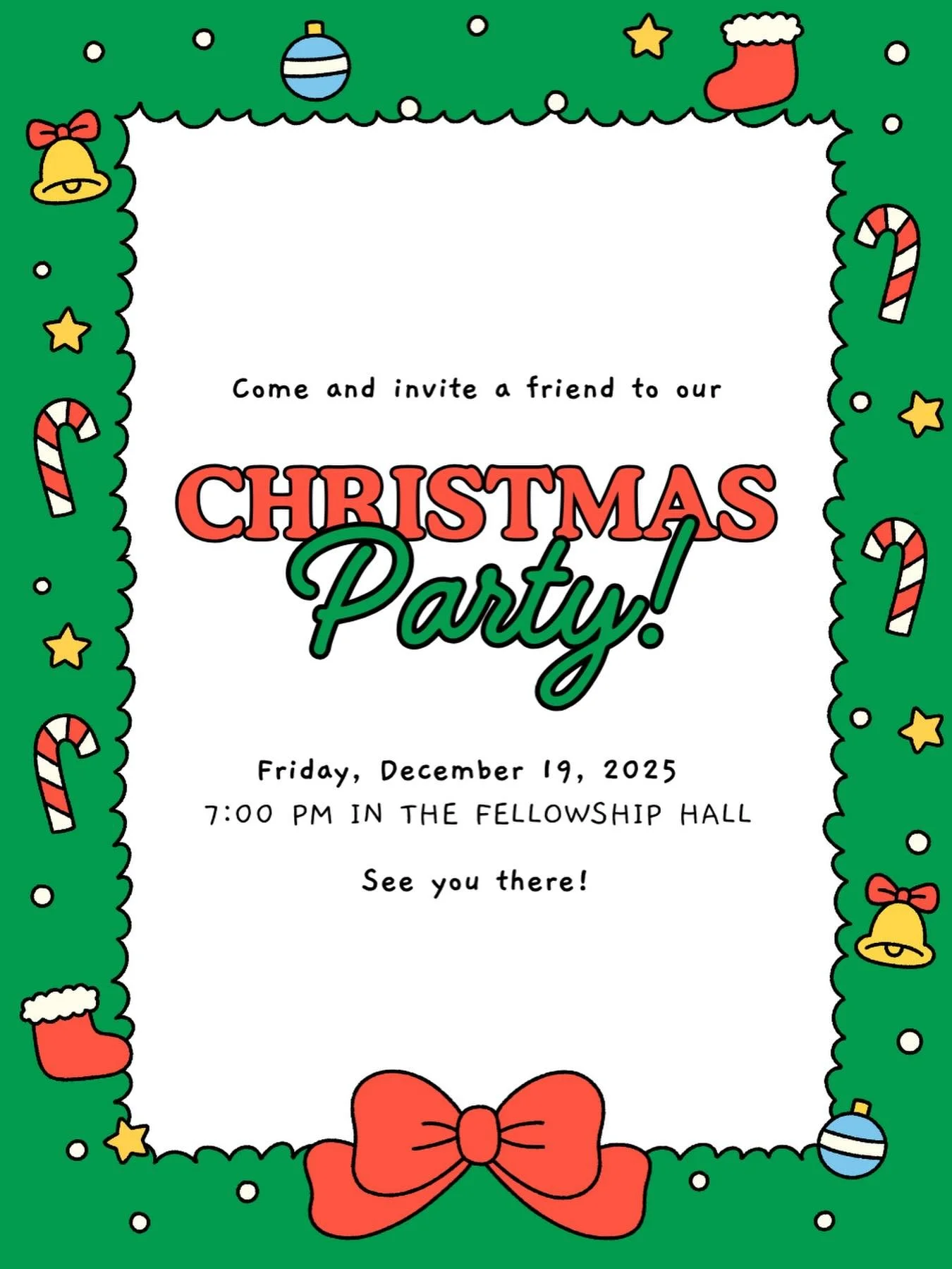 Cocoa, gingerbread houses, all the nostalgia 🔔🎄⛄️ Come ready for a good time. Wear your most festive outfit and come with a goodie to share!
